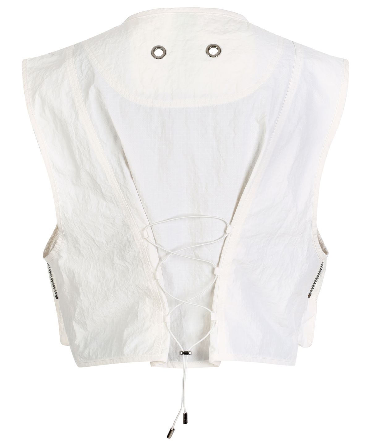 라라폭스(LALAFOX) CARGO VEST WHITE BP2WJ002