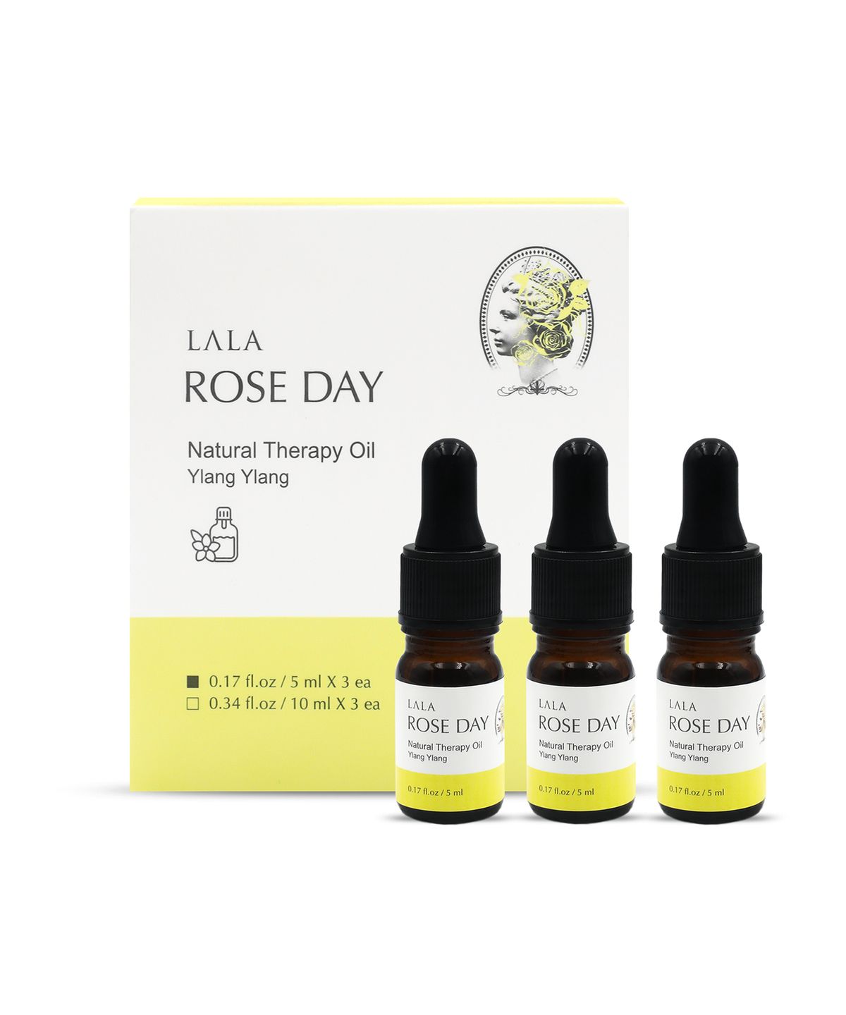 라라 로즈데이(LALA ROSEDAY) 천연 이너퍼퓸 Y존케어 스포이드타입 3개입 세트