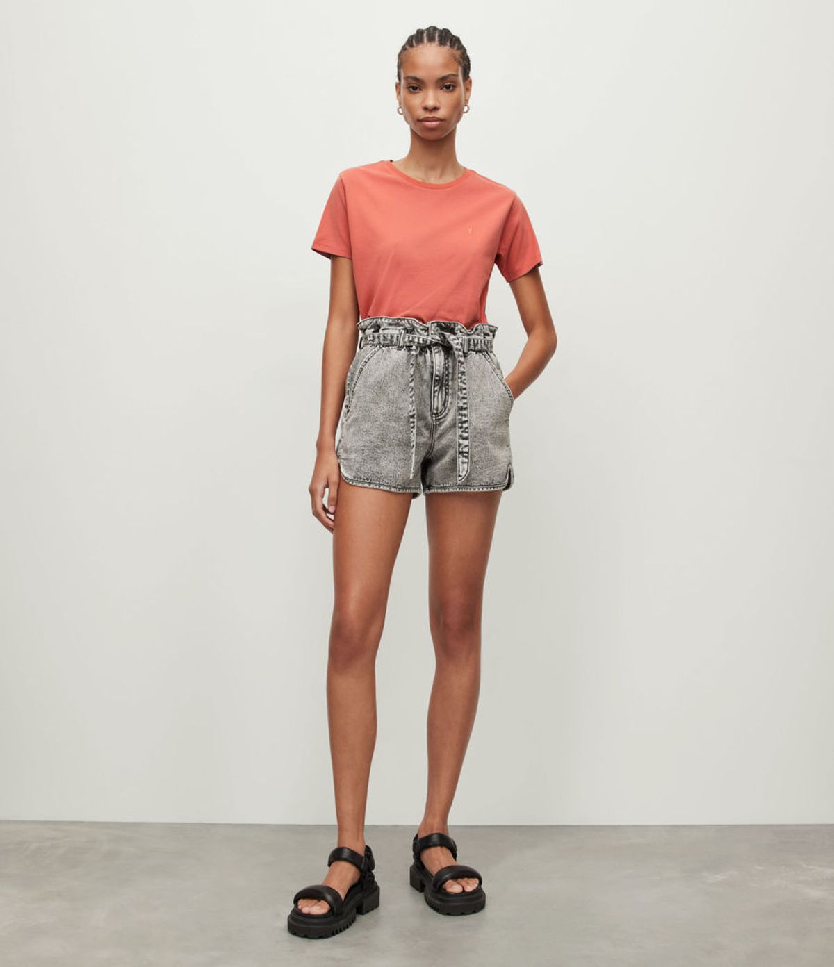 올세인츠(ALLSAINTS) 그레이스 티 WM248W-8369