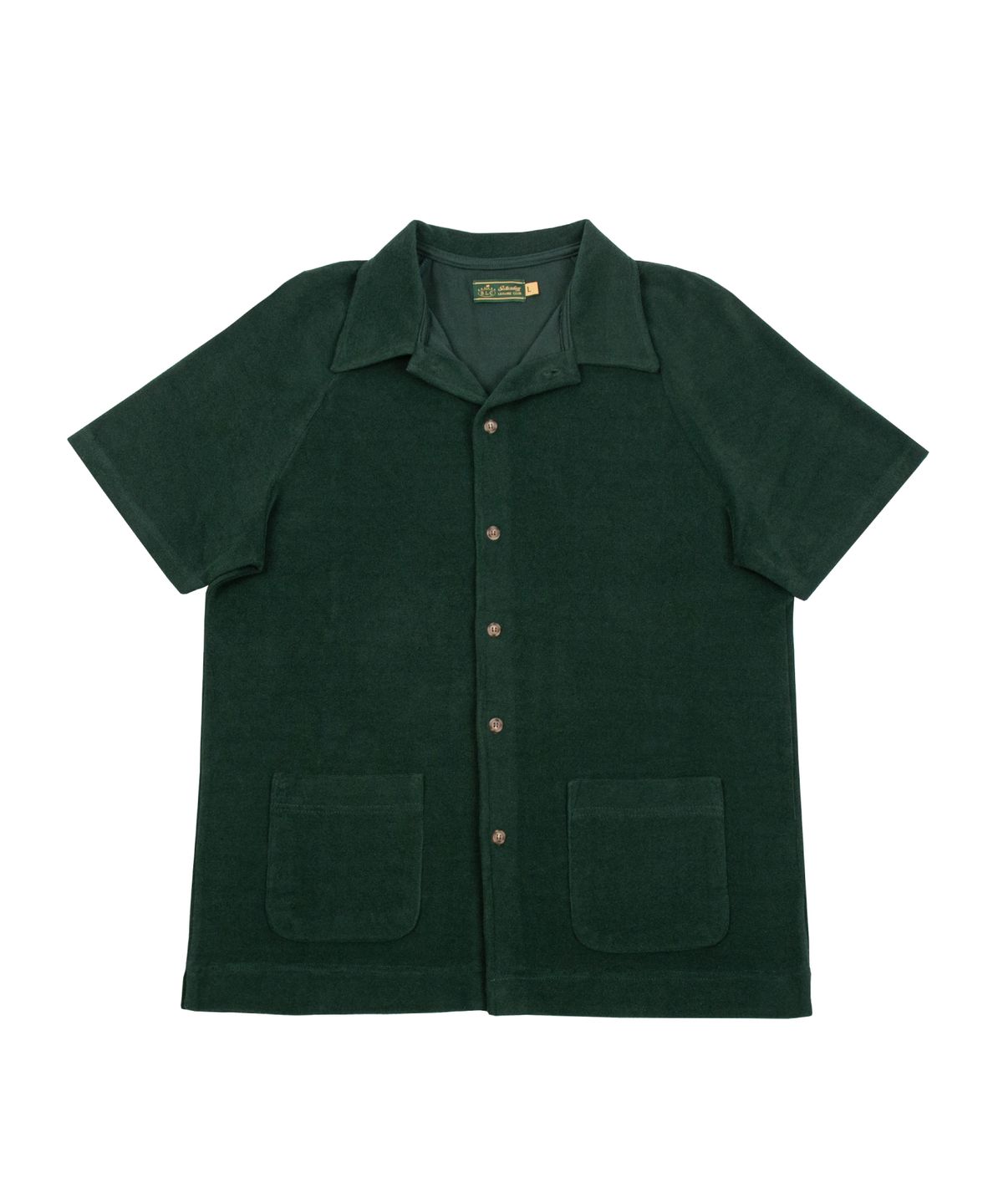 세러데이 레저 클럽(SATURDAY LEISURE CLUB) Leisure Raglan Terry Shirt (Unisex) - British Racing Green