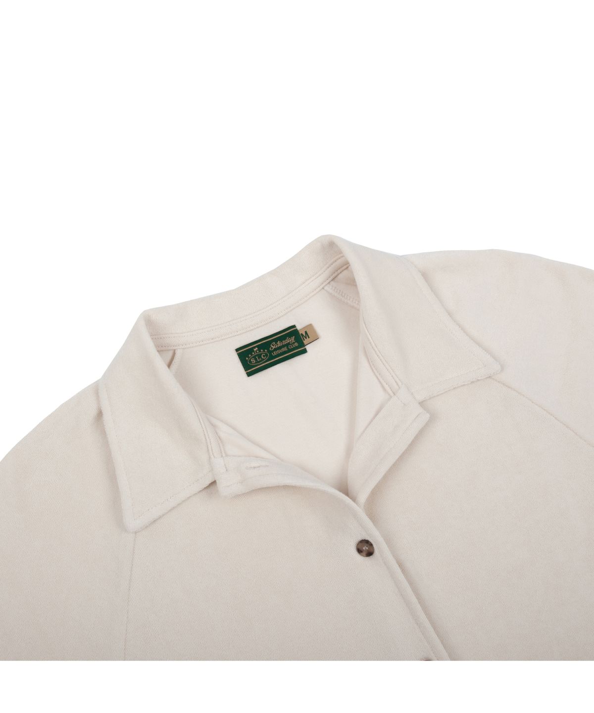 세러데이 레저 클럽(SATURDAY LEISURE CLUB) Leisure Raglan Terry Shirt (Unisex) - Ivory