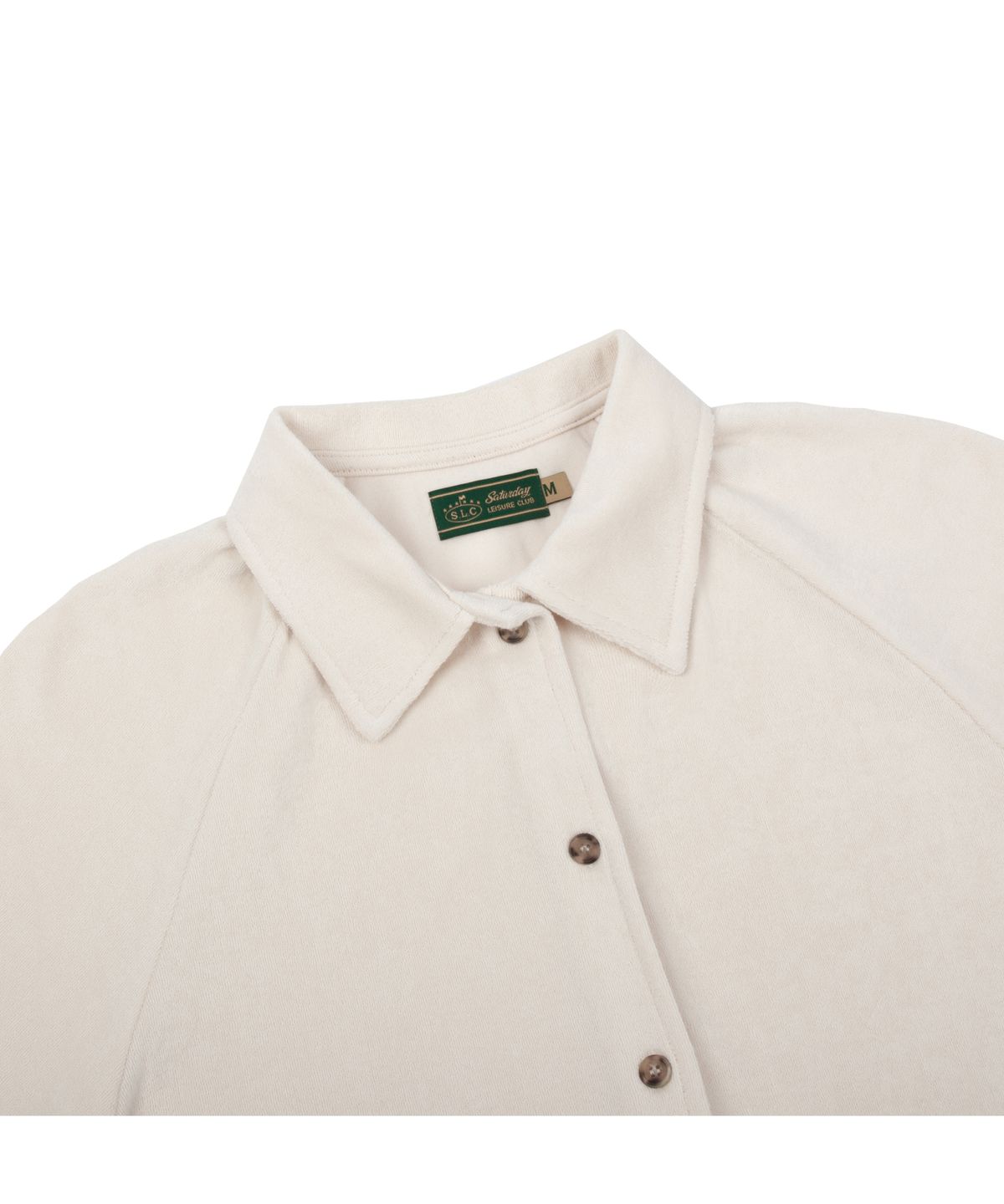 세러데이 레저 클럽(SATURDAY LEISURE CLUB) Leisure Raglan Terry Shirt (Unisex) - Ivory