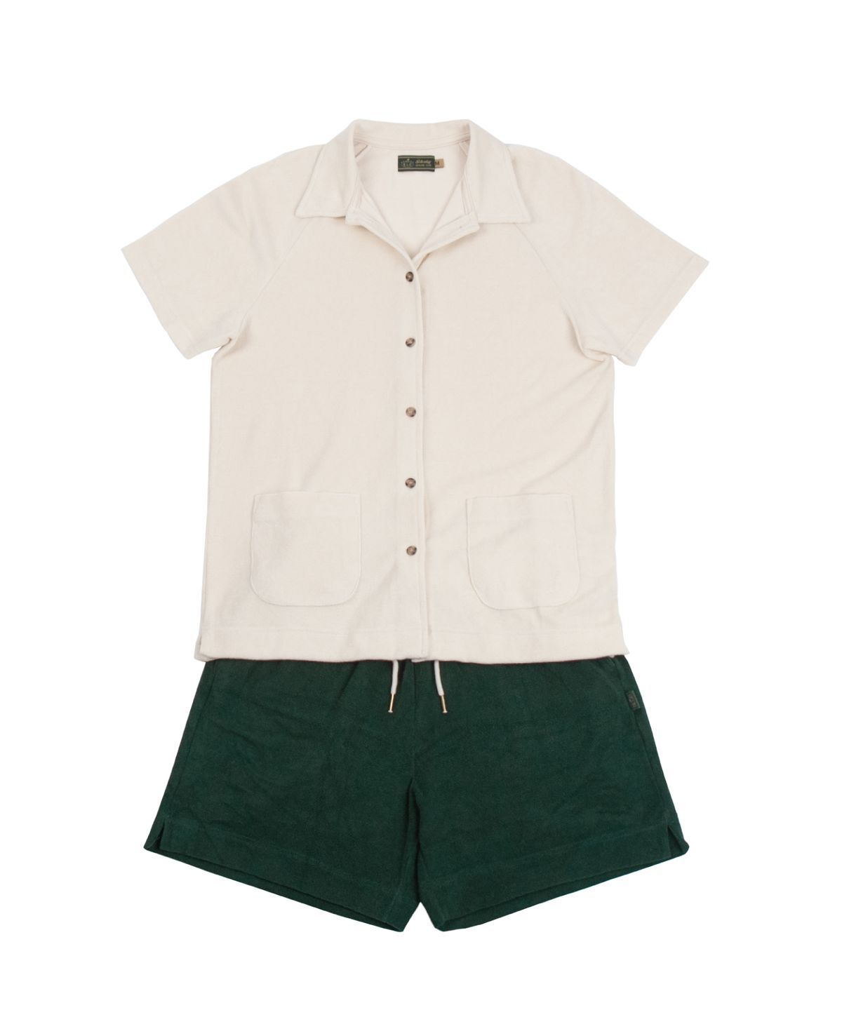 세러데이 레저 클럽(SATURDAY LEISURE CLUB) Leisure Terry Short Pants (Unisex) - British Racing Green