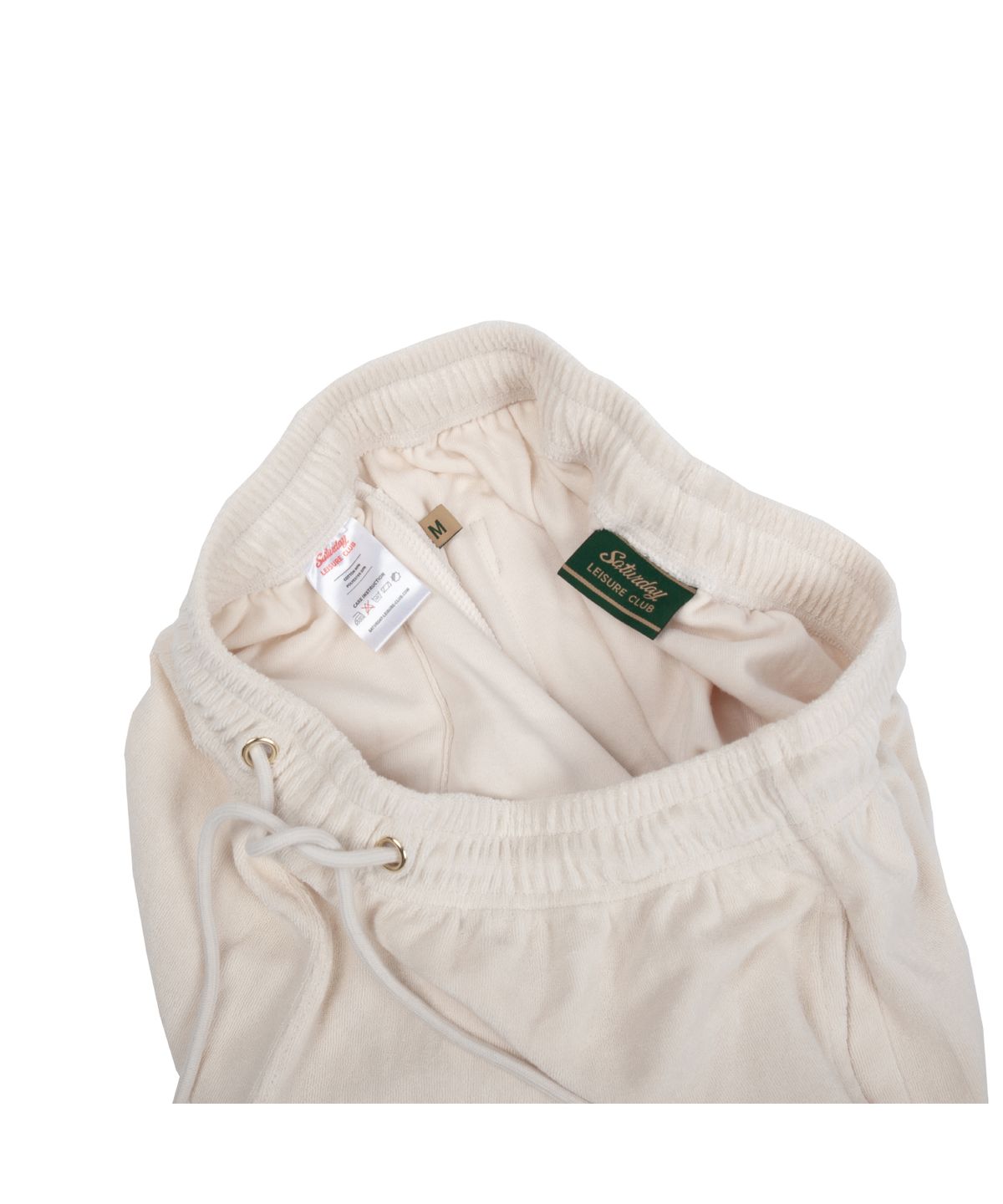 세러데이 레저 클럽(SATURDAY LEISURE CLUB) Leisure Terry Short Pants (Unisex) - Ivory