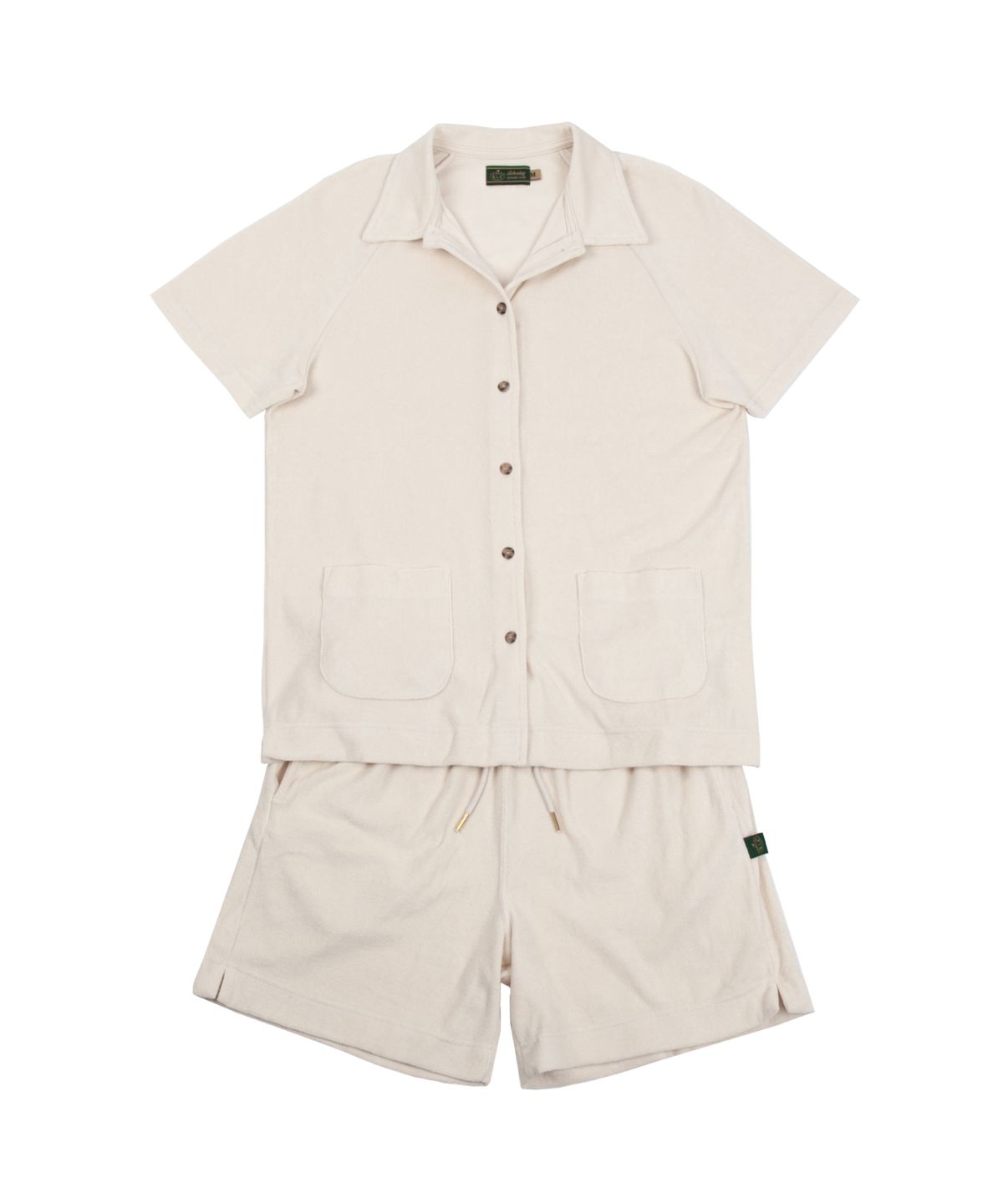 세러데이 레저 클럽(SATURDAY LEISURE CLUB) Leisure Terry Short Pants (Unisex) - Ivory