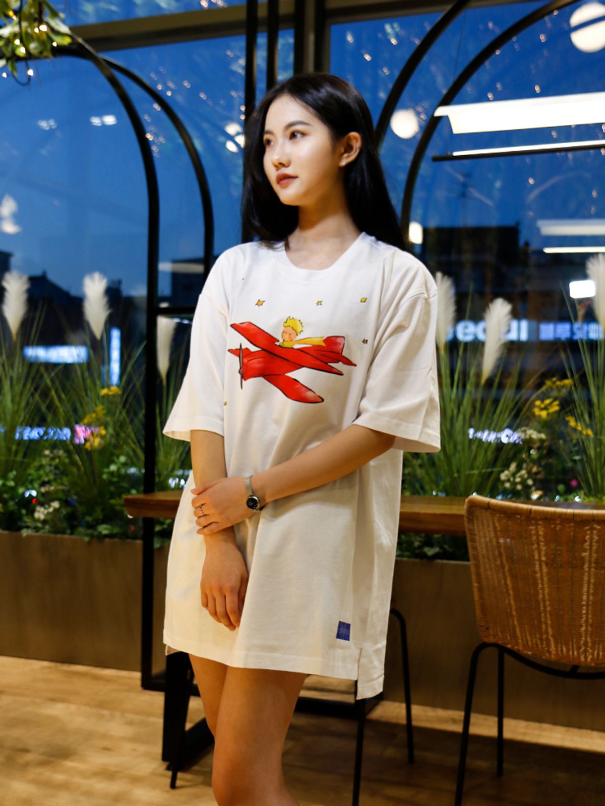 블라뱅(BLAHBANG) 어린왕자 시리즈 어린왕자와 비행기 (화이트)