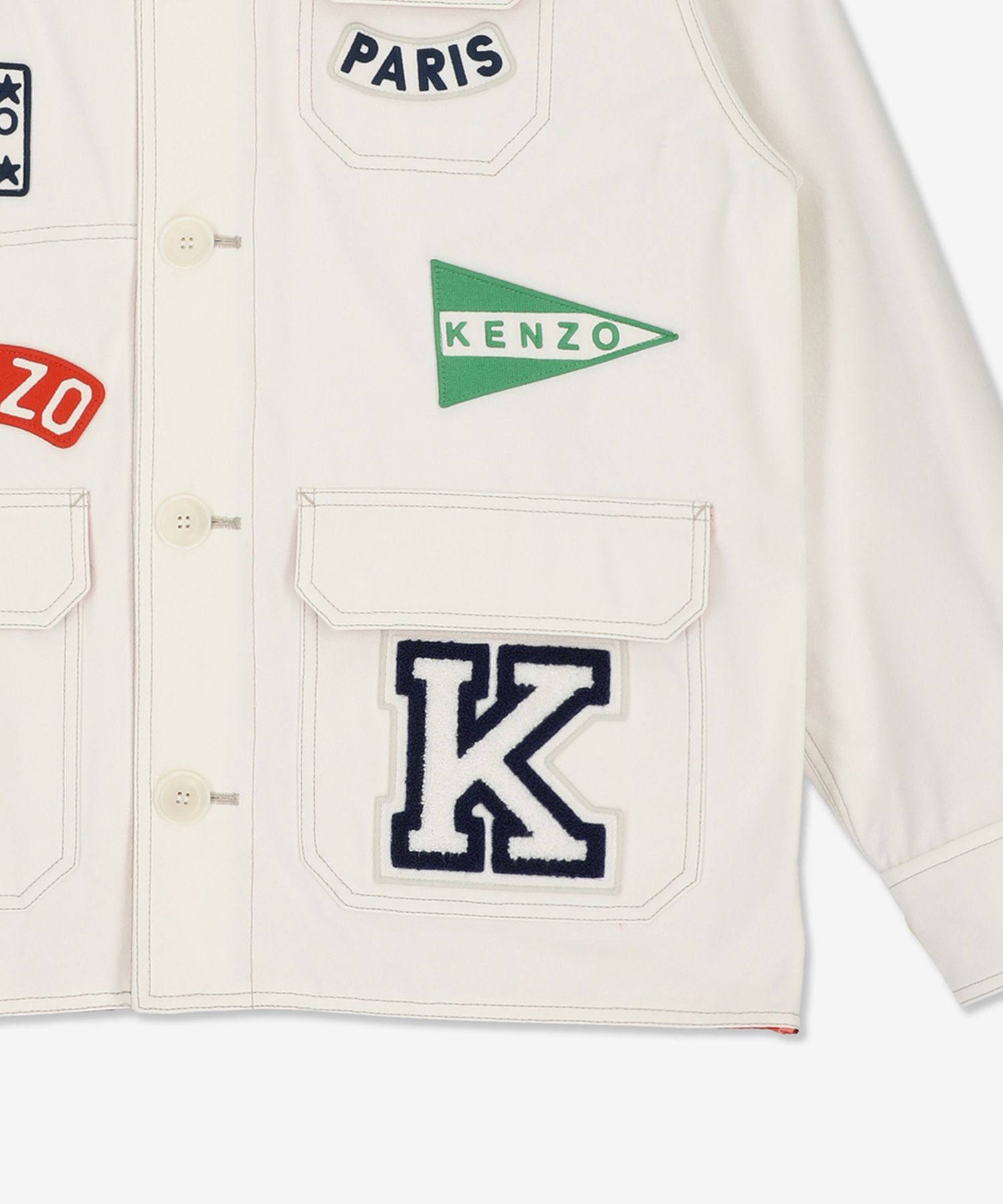 ★KENZO★ Sailor Work Jacket White FD52VE0379RT02 FD52VE0379 MUSINSA | KENZO Sailor Work Jacket - White / FD52VE0379RT02
