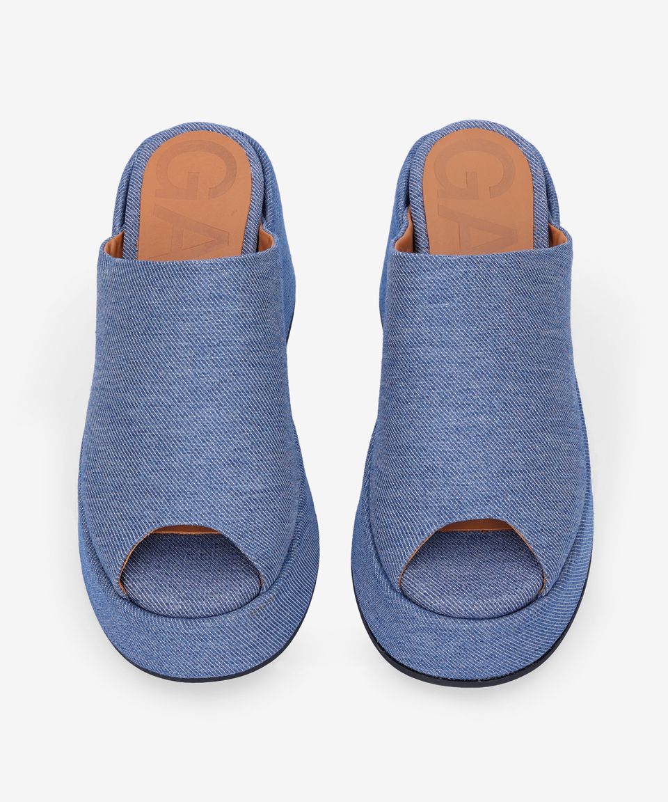 ★Ganni★ Retro Platform Shoes Blue S2042630 MUSINSA | GANNI Retro Platform Shoes - Blue / S2042630