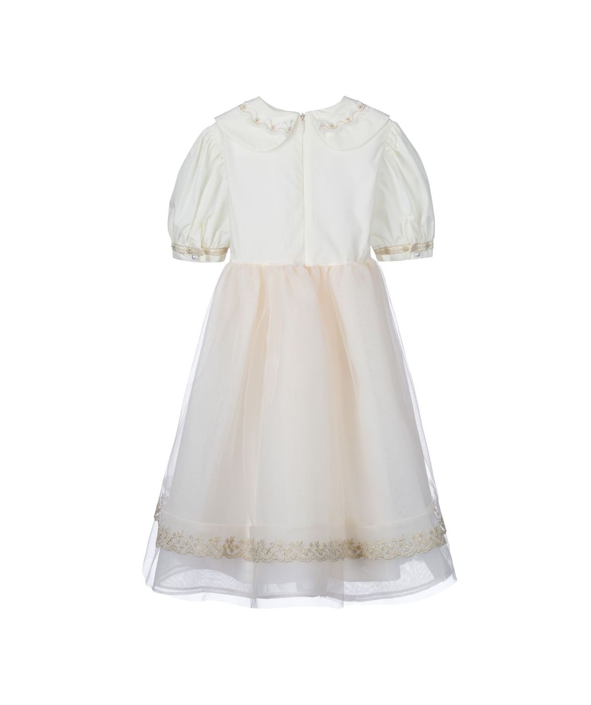 라메종드도도(LA MAISON DE DODO) Olivia Short Sleeve Dress_Ivory/Mixed  드레스