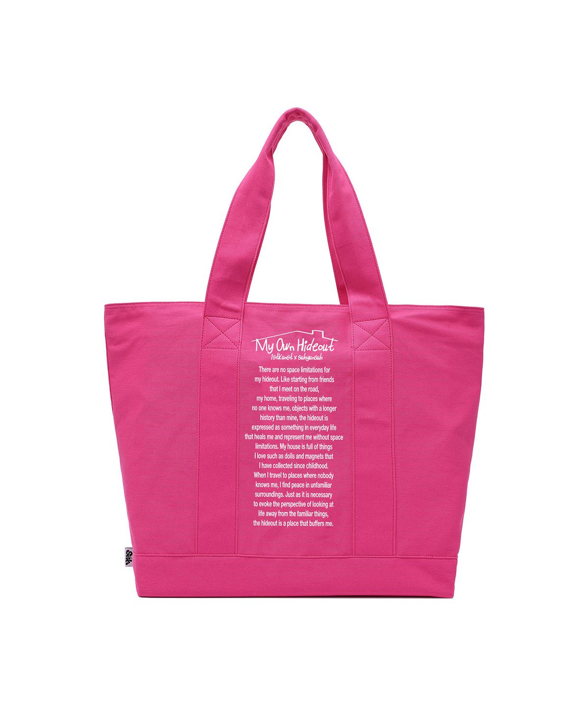 이스트쿤스트(ISTKUNST) [IKXSUH] CANVAS TOTE BAG_PINK(IK2DMMAB43C)