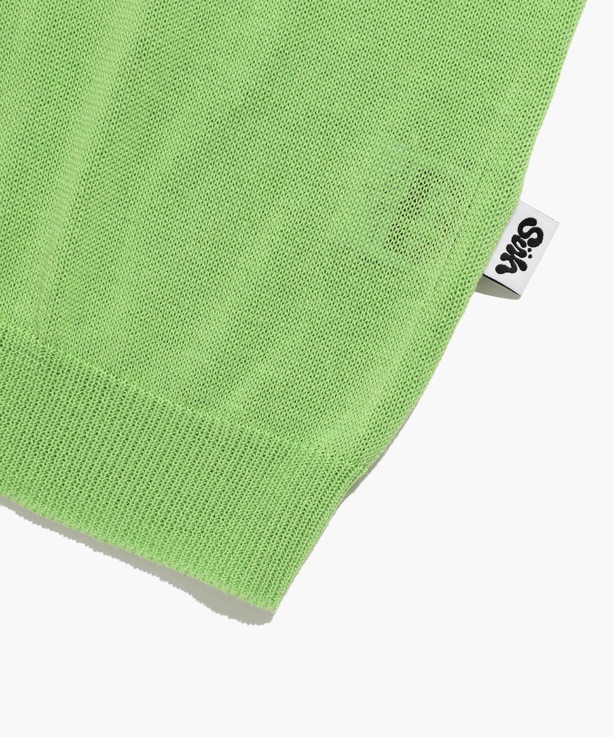 이스트쿤스트(ISTKUNST) [IKXSUH] FLOWER SUMMER HALF KNIT_GREEN(IK2DMMK634C)