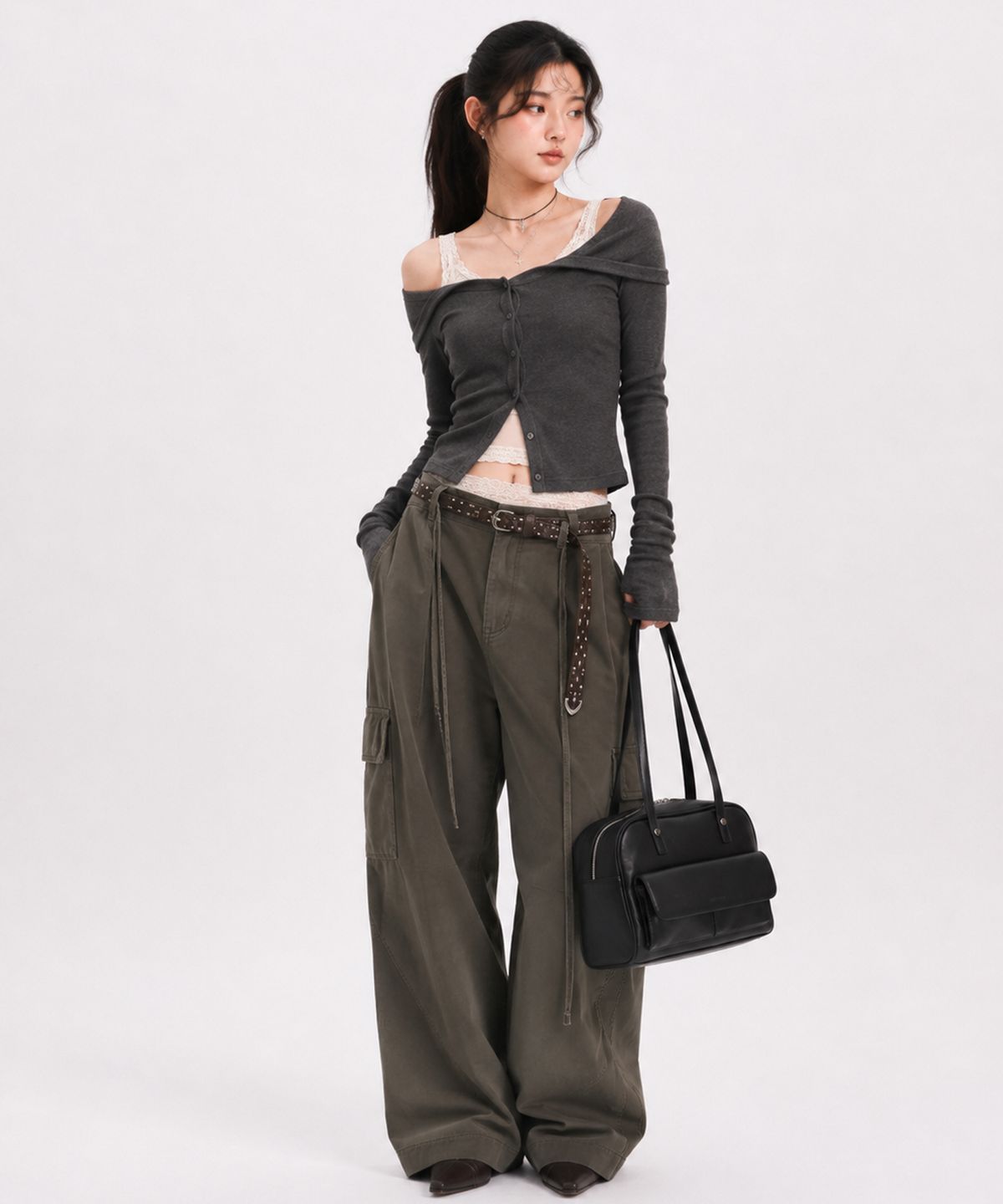마틴콕스(MATINCOX) Lilia Shoulder (릴리아 숄더백) Black