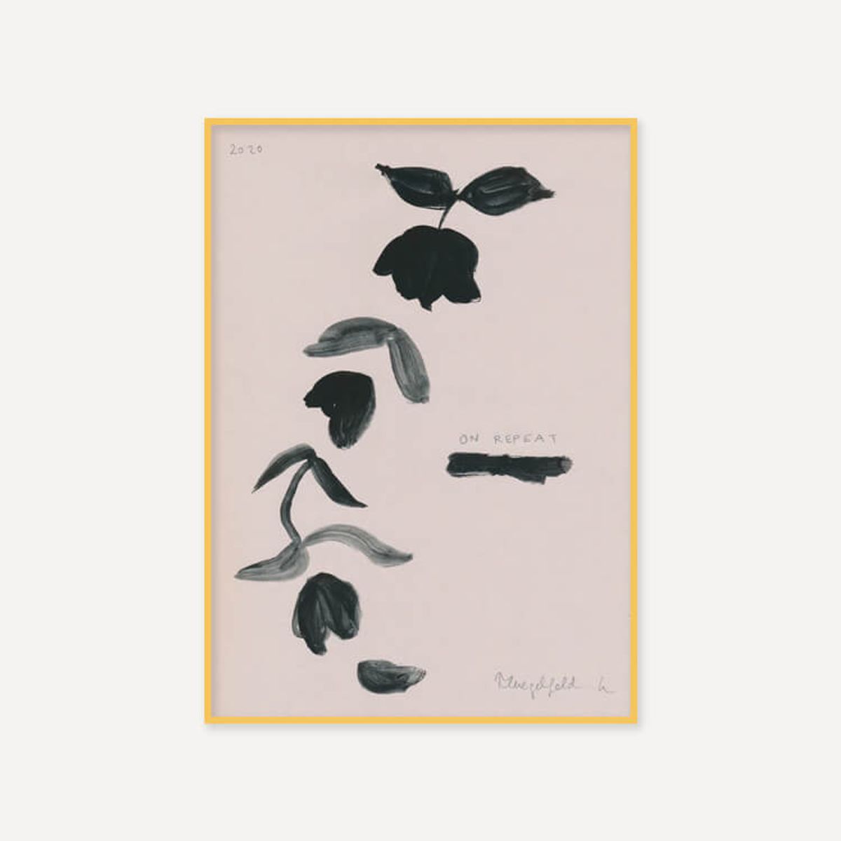 그릿시즌(GREET SEASON) 리사 플루겔펠트 On Repeat(50*70, 액자 포함)