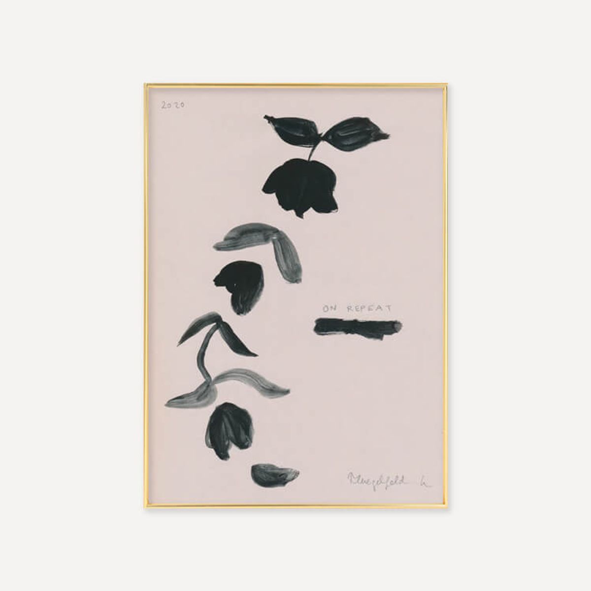 그릿시즌(GREET SEASON) 리사 플루겔펠트 On Repeat(50*70, 액자 포함)