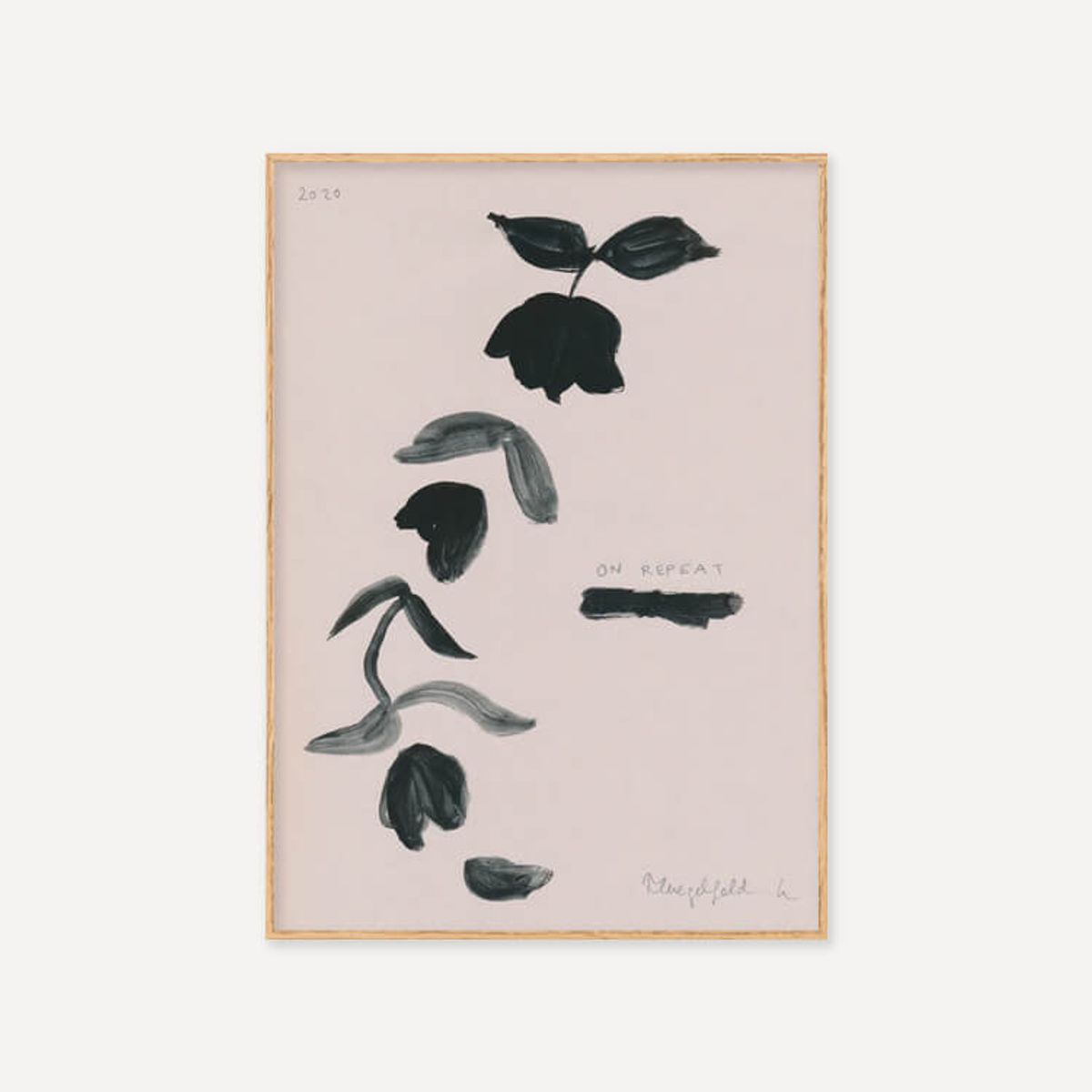 그릿시즌(GREET SEASON) 리사 플루겔펠트 On Repeat(50*70, 액자 포함)