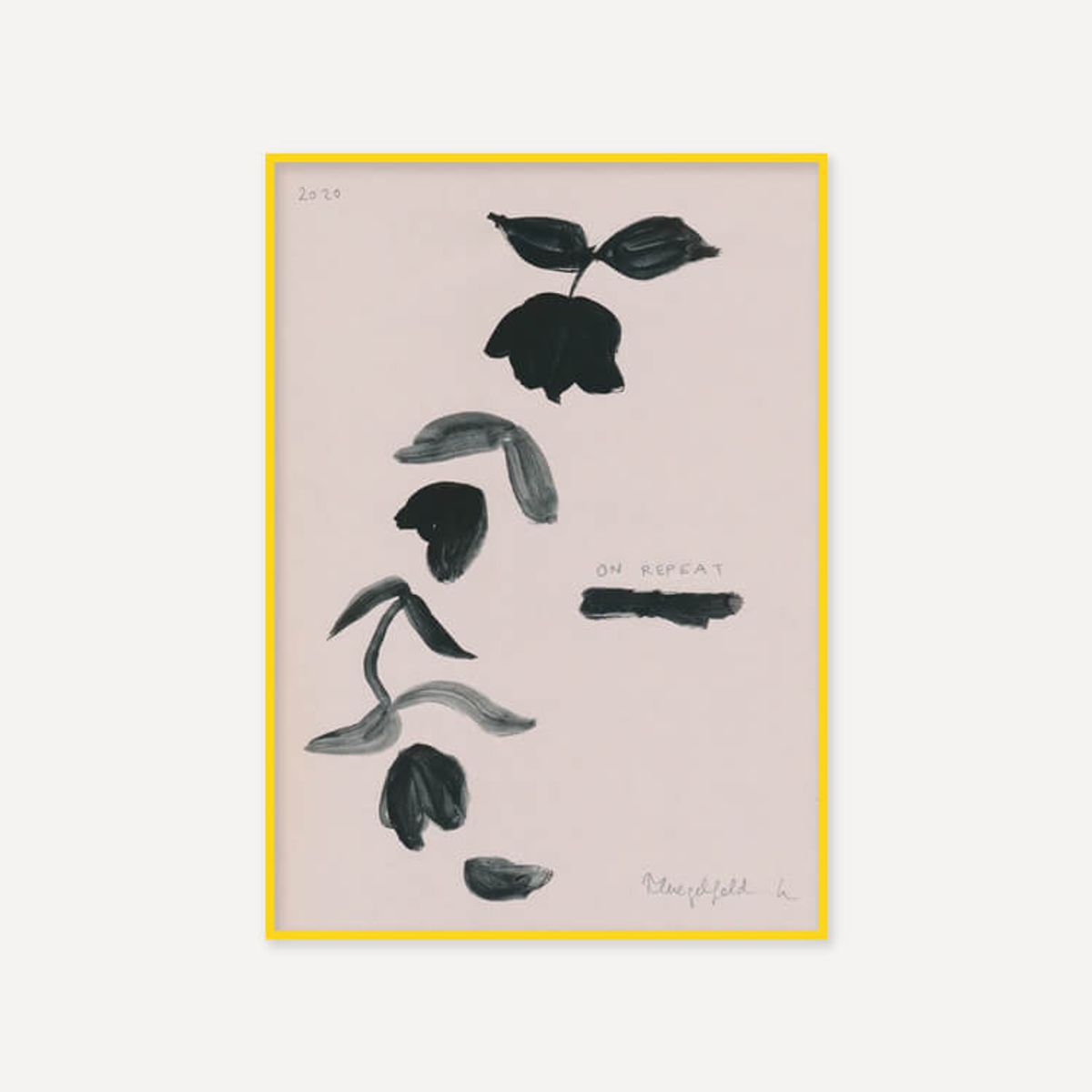 그릿시즌(GREET SEASON) 리사 플루겔펠트 On Repeat(50*70, 액자 포함)