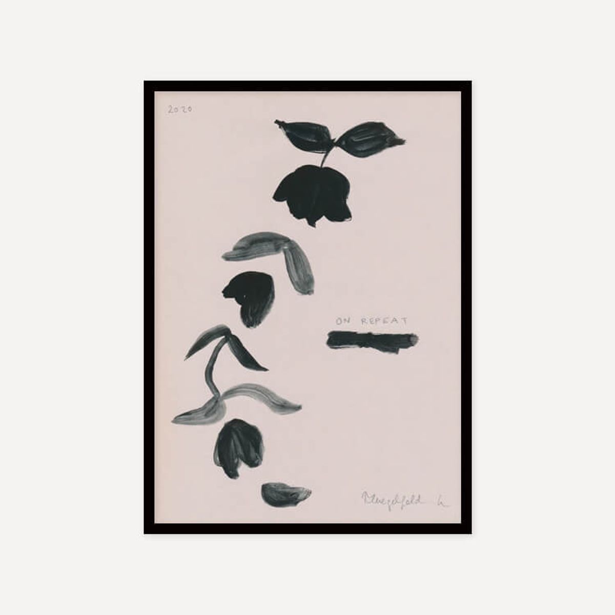 그릿시즌(GREET SEASON) 리사 플루겔펠트 On Repeat(50*70, 액자 포함)