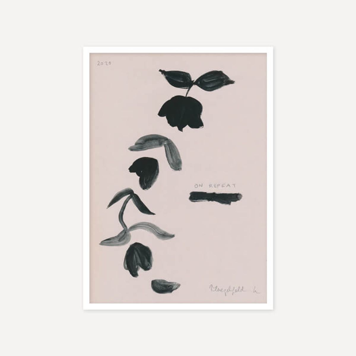그릿시즌(GREET SEASON) 리사 플루겔펠트 On Repeat(50*70, 액자 포함)