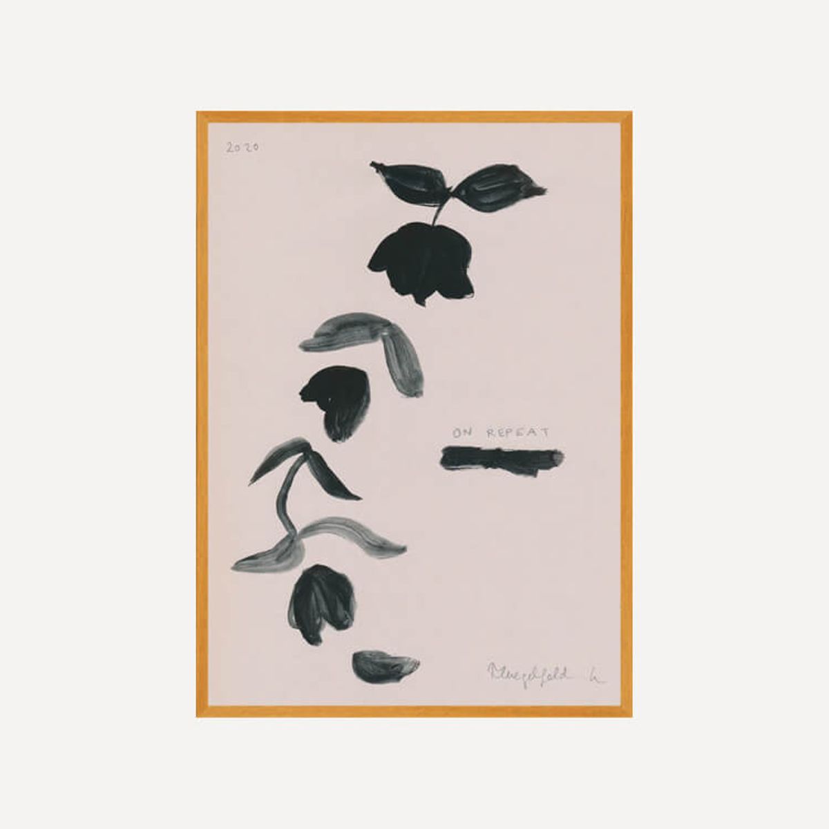 그릿시즌(GREET SEASON) 리사 플루겔펠트 On Repeat(50*70, 액자 포함)