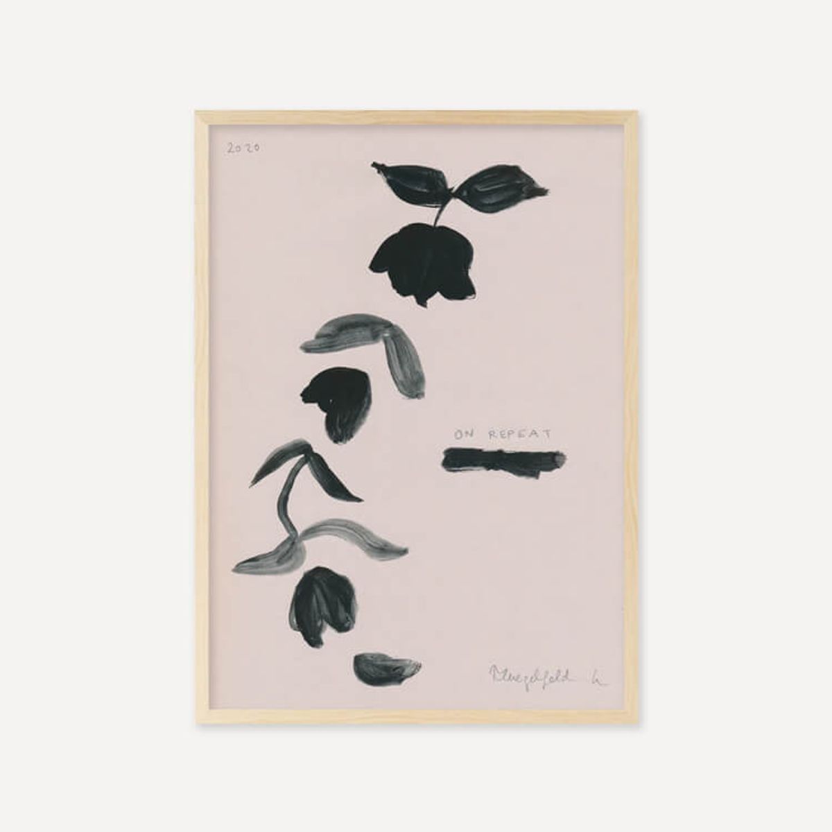 그릿시즌(GREET SEASON) 리사 플루겔펠트 On Repeat(50*70, 액자 포함)