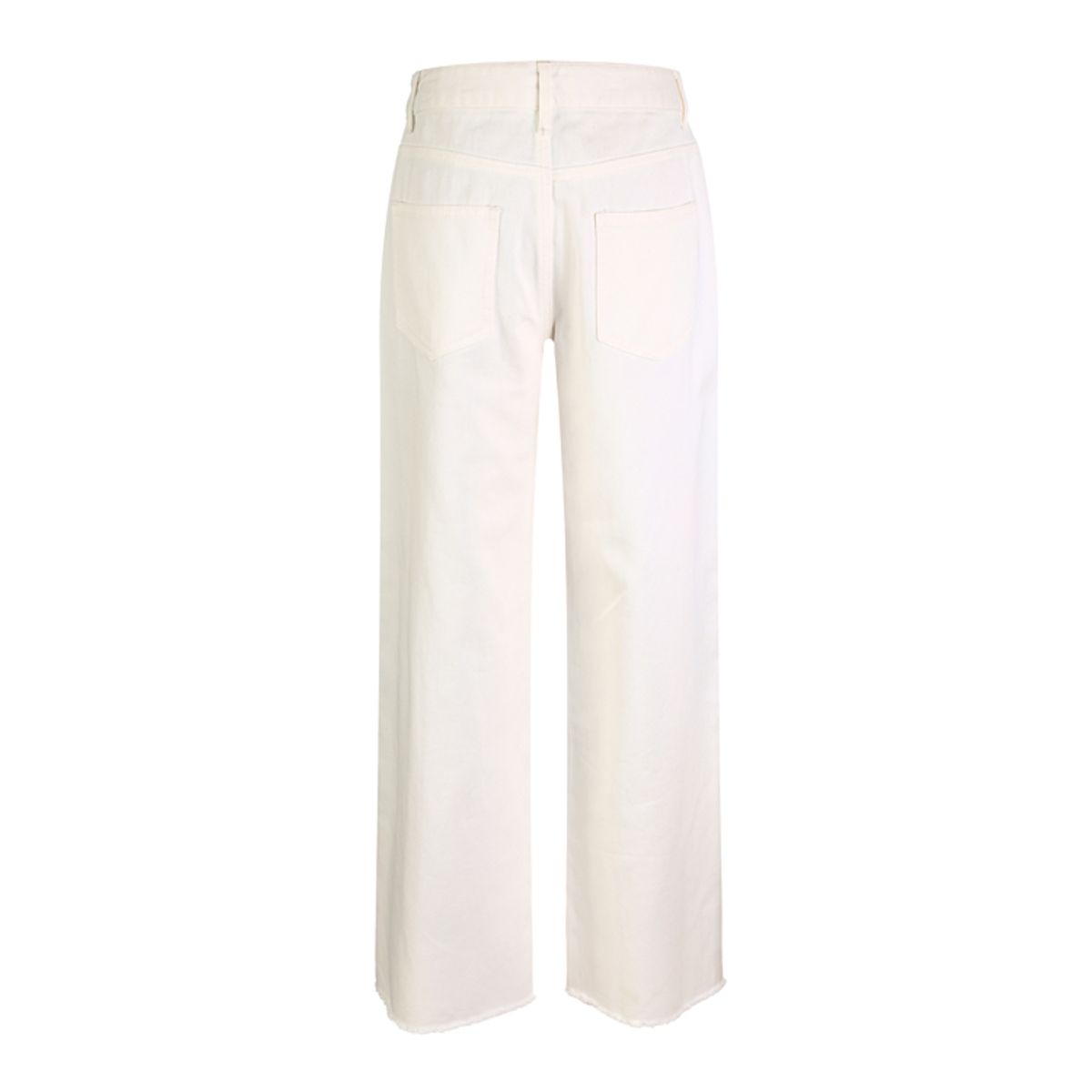 라라폭스(LALAFOX) DAMAGE CUTTING DENIM PANTS WHITE BP2DP003