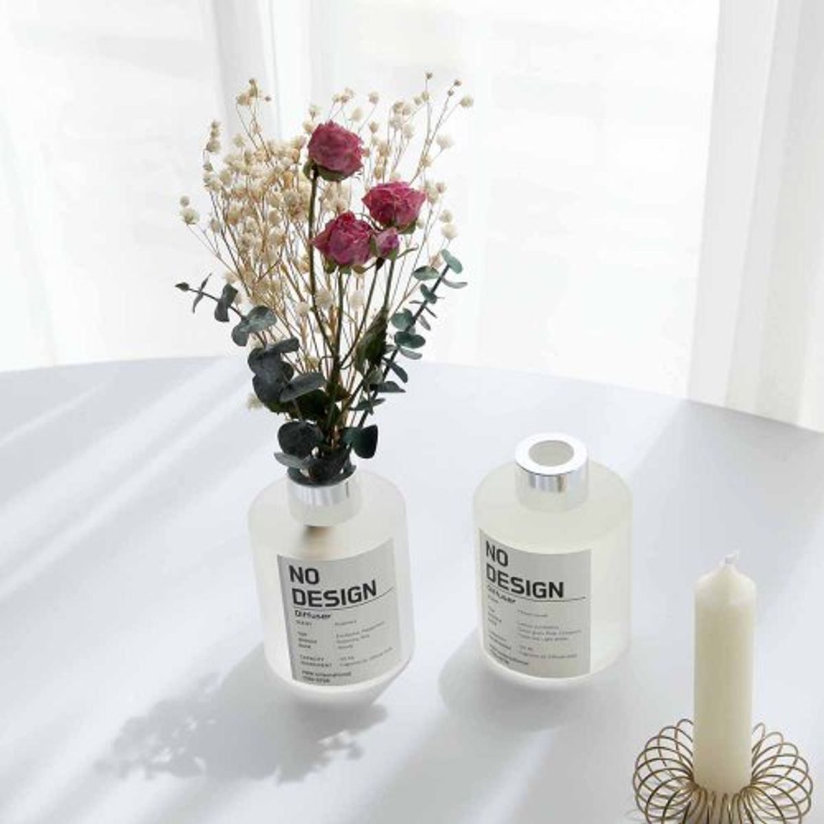 노디자인(NODESIGN) 향기에 집중한 디퓨저 150ml (드라이플라워 추가 가능)