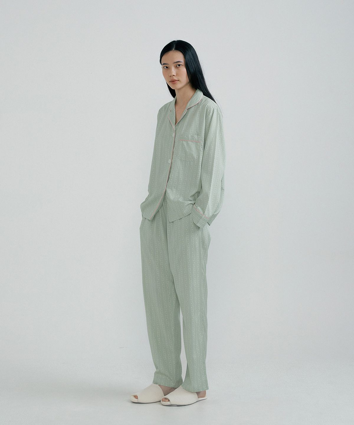 조스라운지(JO'S LOUNGE) [모달] (w) Pistachio Pajama Set