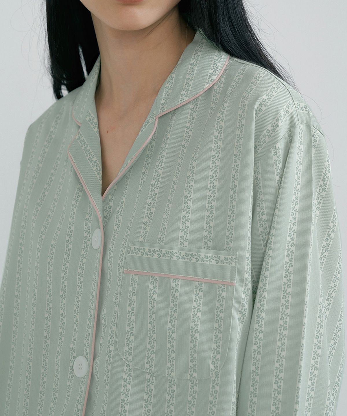 조스라운지(JO'S LOUNGE) [모달] (w) Pistachio Pajama Set