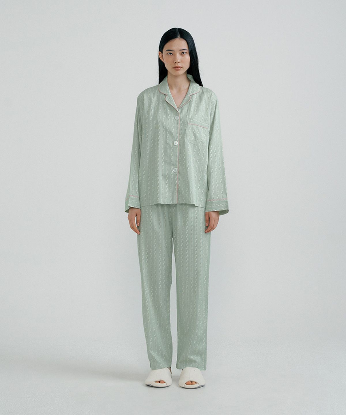조스라운지(JO'S LOUNGE) [모달] (w) Pistachio Pajama Set