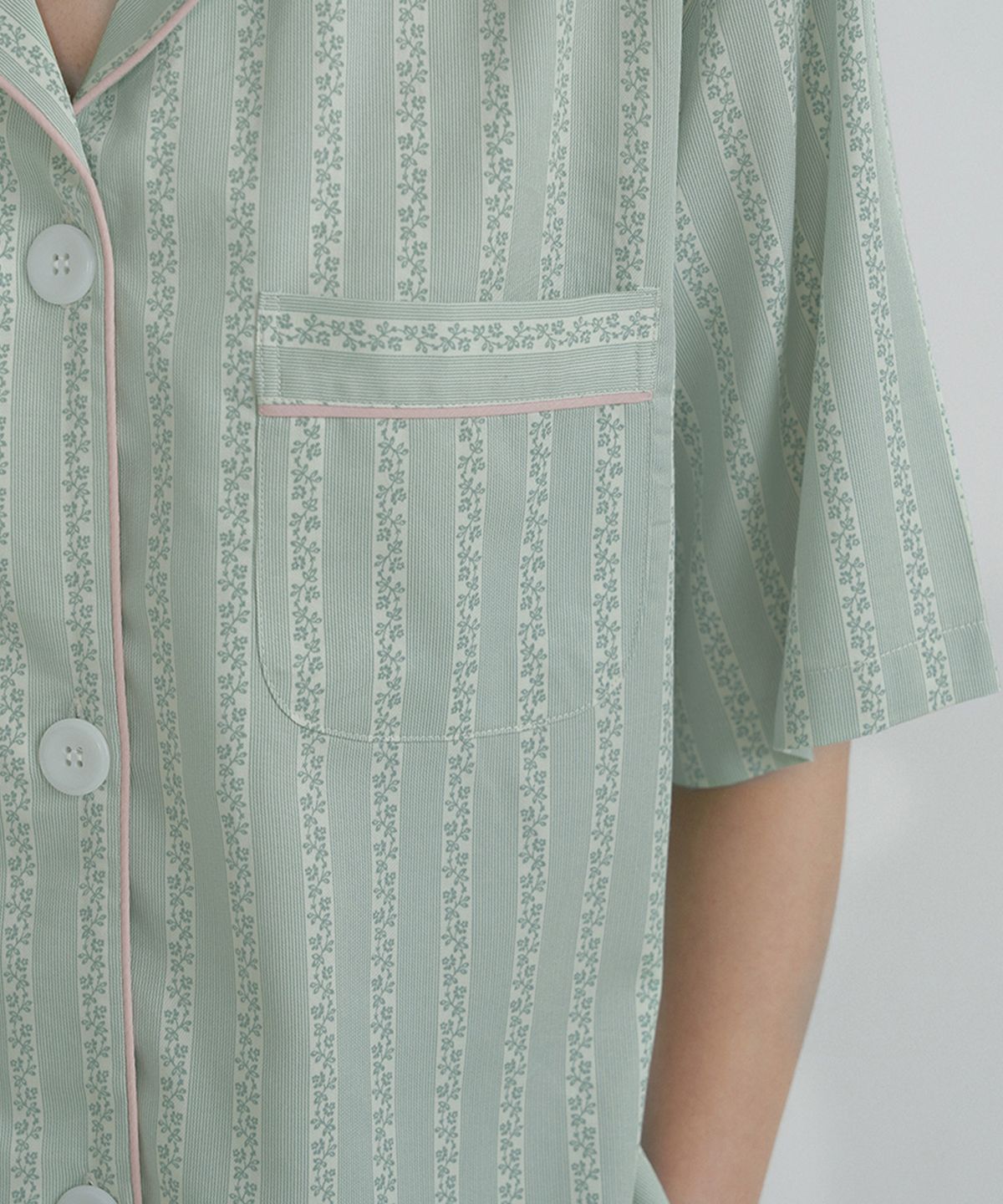 조스라운지(JO'S LOUNGE) [모달] (w) Pistachio Short Pajama Set