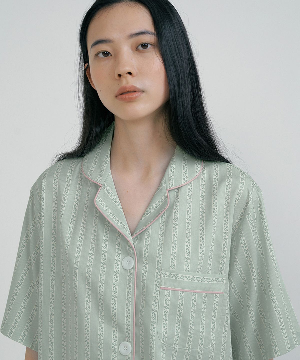 조스라운지(JO'S LOUNGE) [모달] (w) Pistachio Short Pajama Set