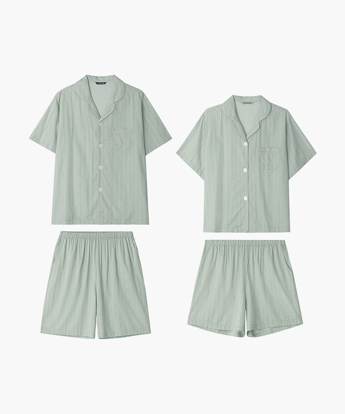 조스라운지(JO'S LOUNGE) [모달] (couple) Pistachio Short Pajama Set