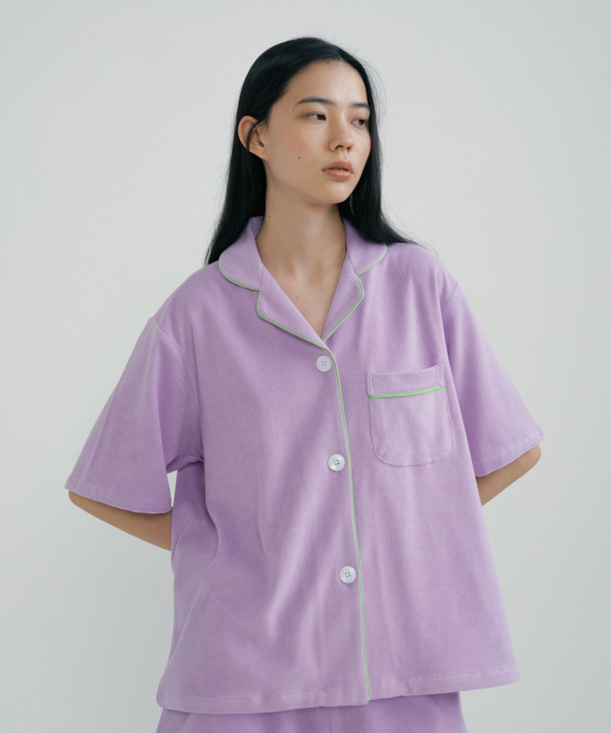 조스라운지(JO'S LOUNGE) (w) Lavender Towel Short Pajama Set