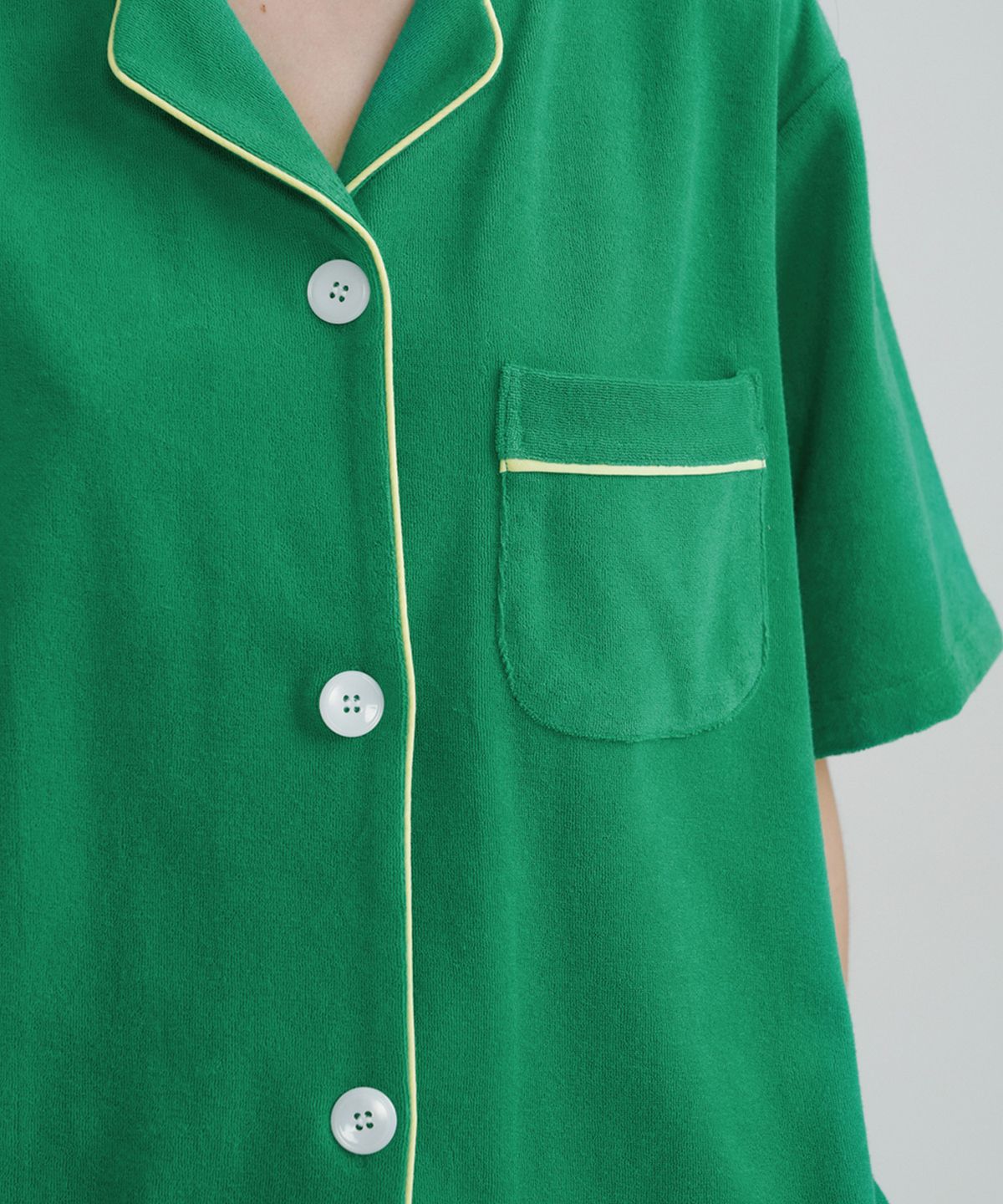 조스라운지(JO'S LOUNGE) (w) Green Towel Short Pajama Set