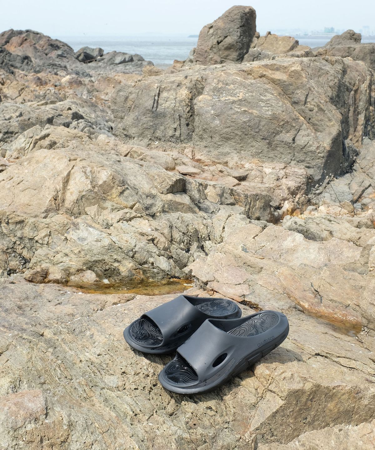 츄바스코(CHUBASCO) CHUBASCO NUBE MEN SLIDE CB2301 ALL BLACK