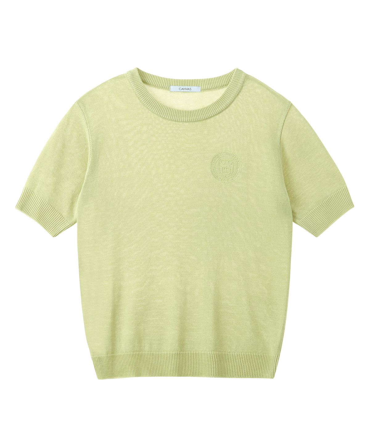 캔버스(CNVS) 코넬 썸머 베이직 반팔 니트_(2 colors)