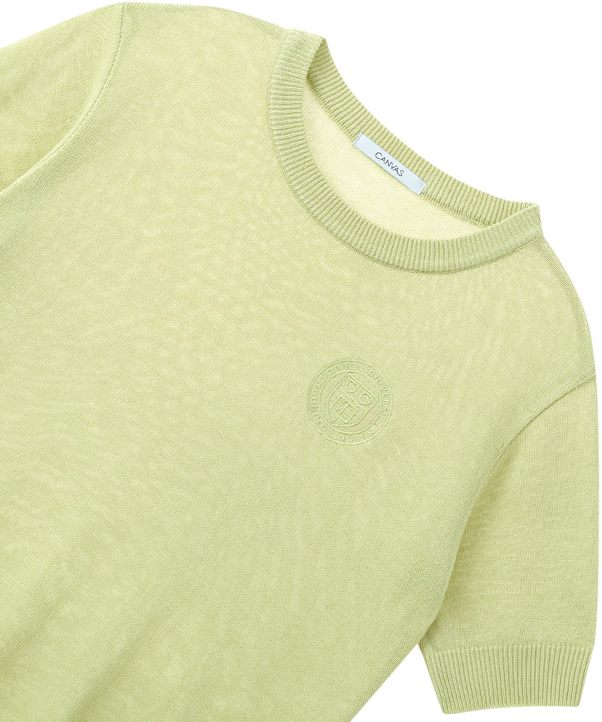 캔버스(CNVS) 코넬 썸머 베이직 반팔 니트_(2 colors)