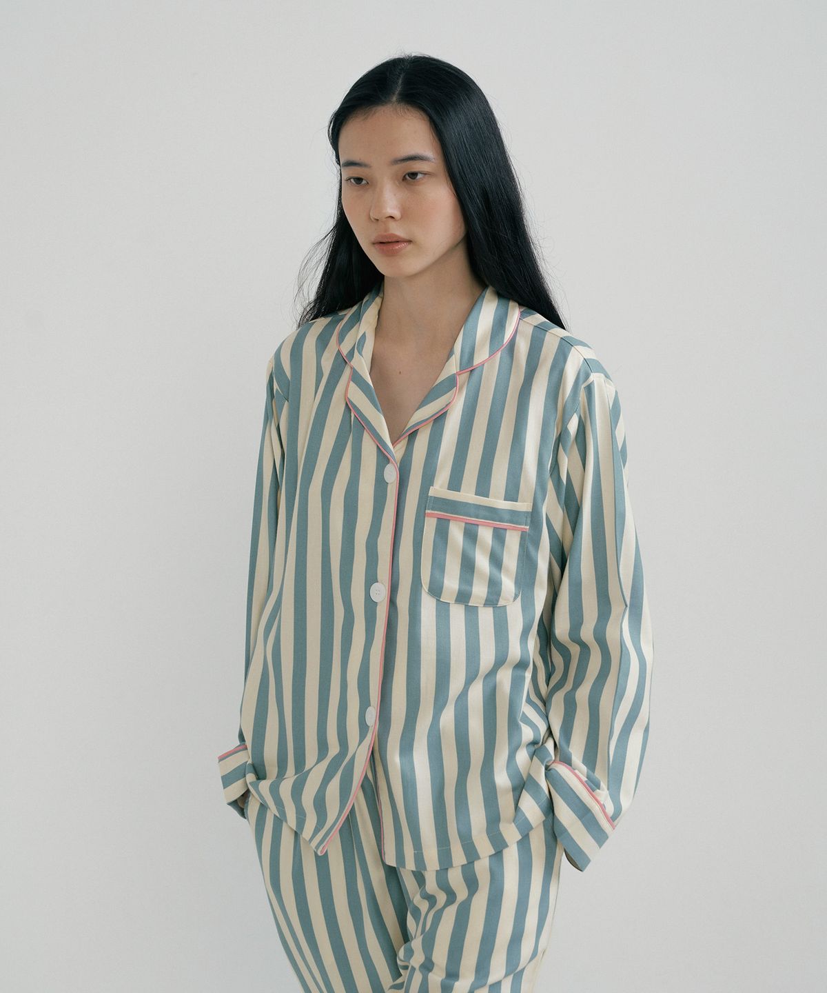 조스라운지(JO'S LOUNGE) [웜모달] (couple) Greek Pajama Set
