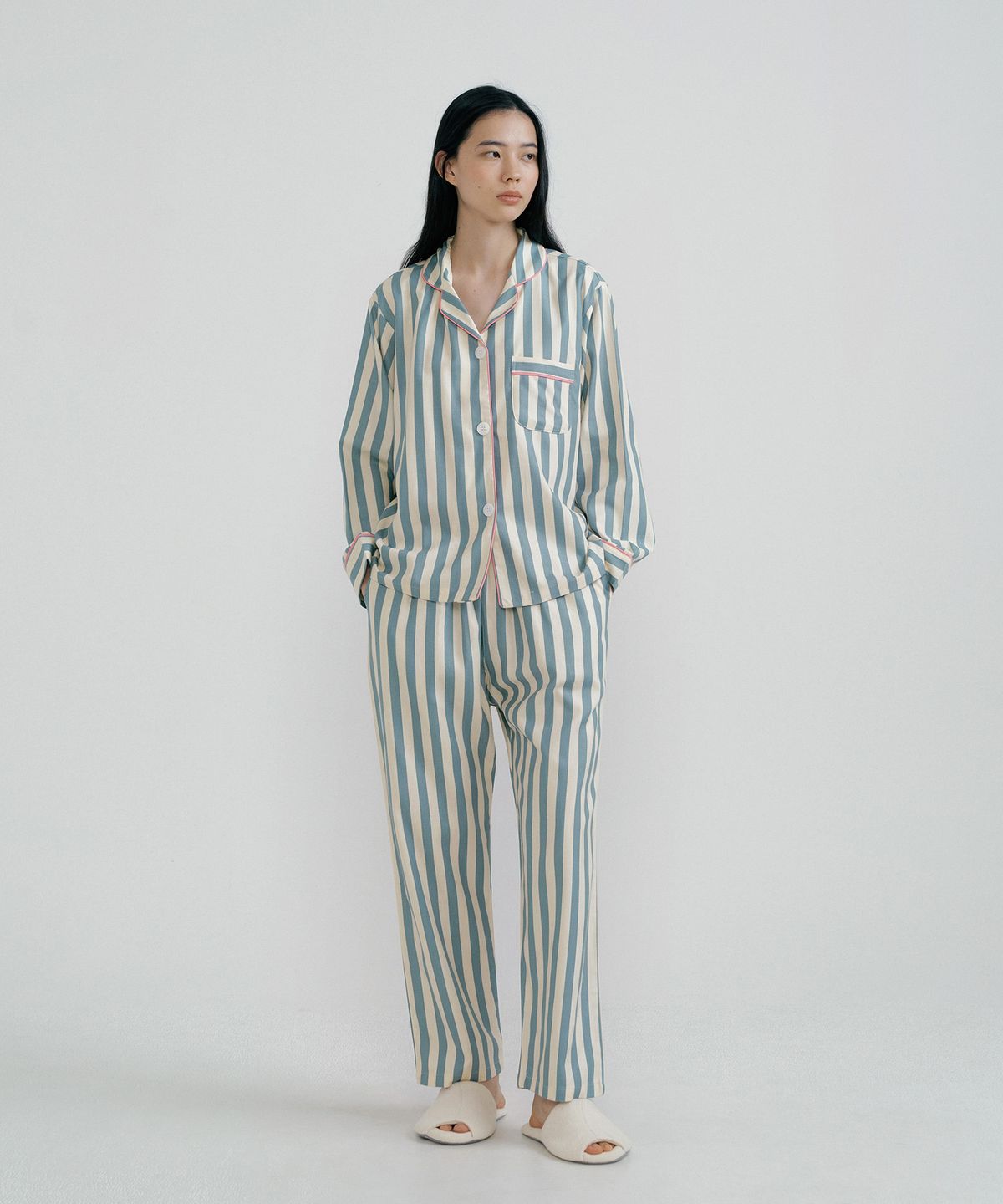 조스라운지(JO'S LOUNGE) [웜모달] (couple) Greek Pajama Set