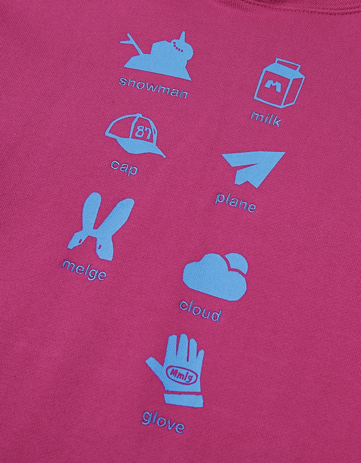 엠엠엘지(MMLG) [Mmlg] BLUE IN THE WORLD HOOD (FLOW PINK)