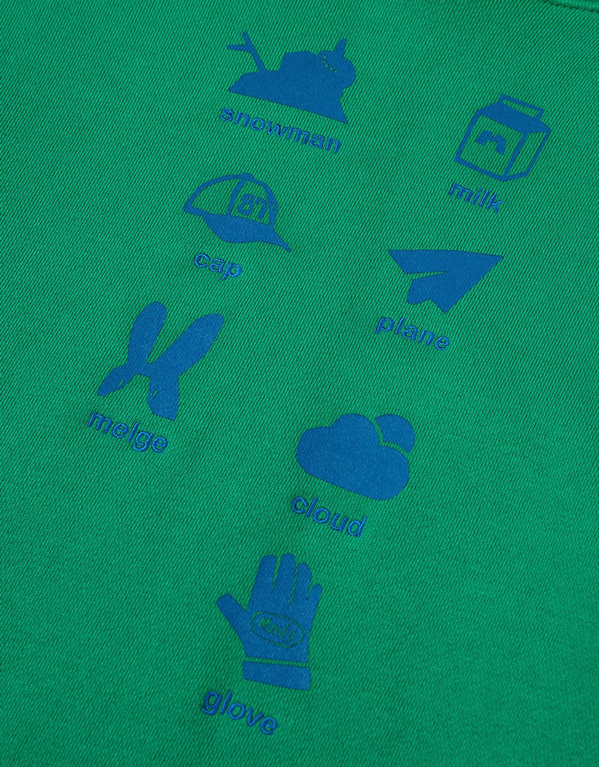 엠엠엘지(MMLG) [Mmlg] BLUE IN THE WORLD HOOD (GREEN C)