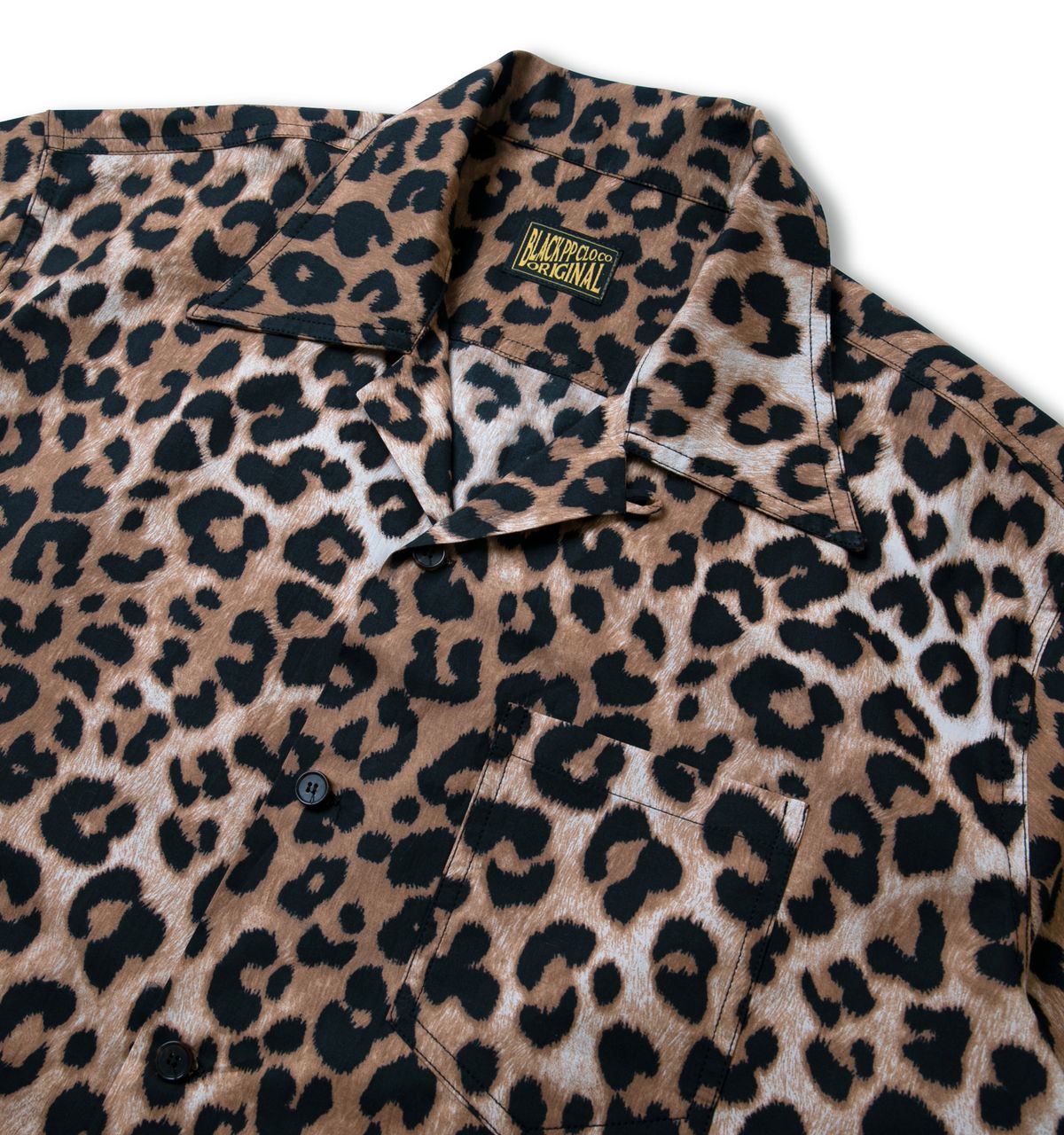 블랙피피(BLACKPP) BLACK PP Leopard Open Collar Shirt