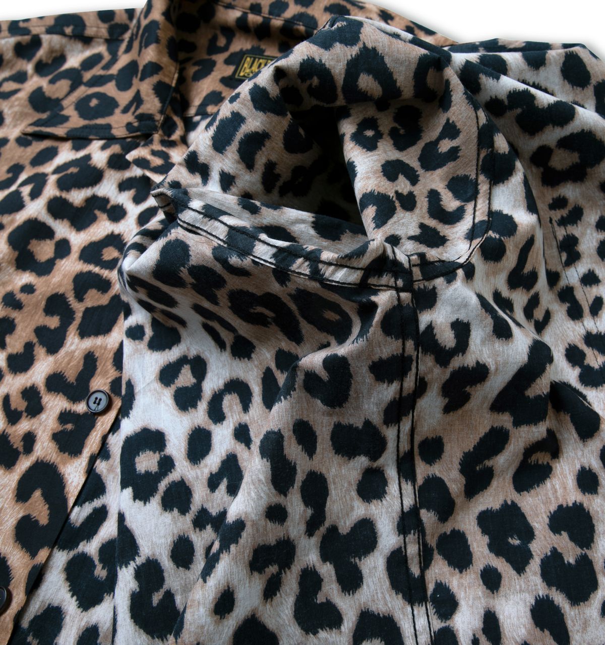 블랙피피(BLACKPP) BLACK PP Leopard Open Collar Shirt