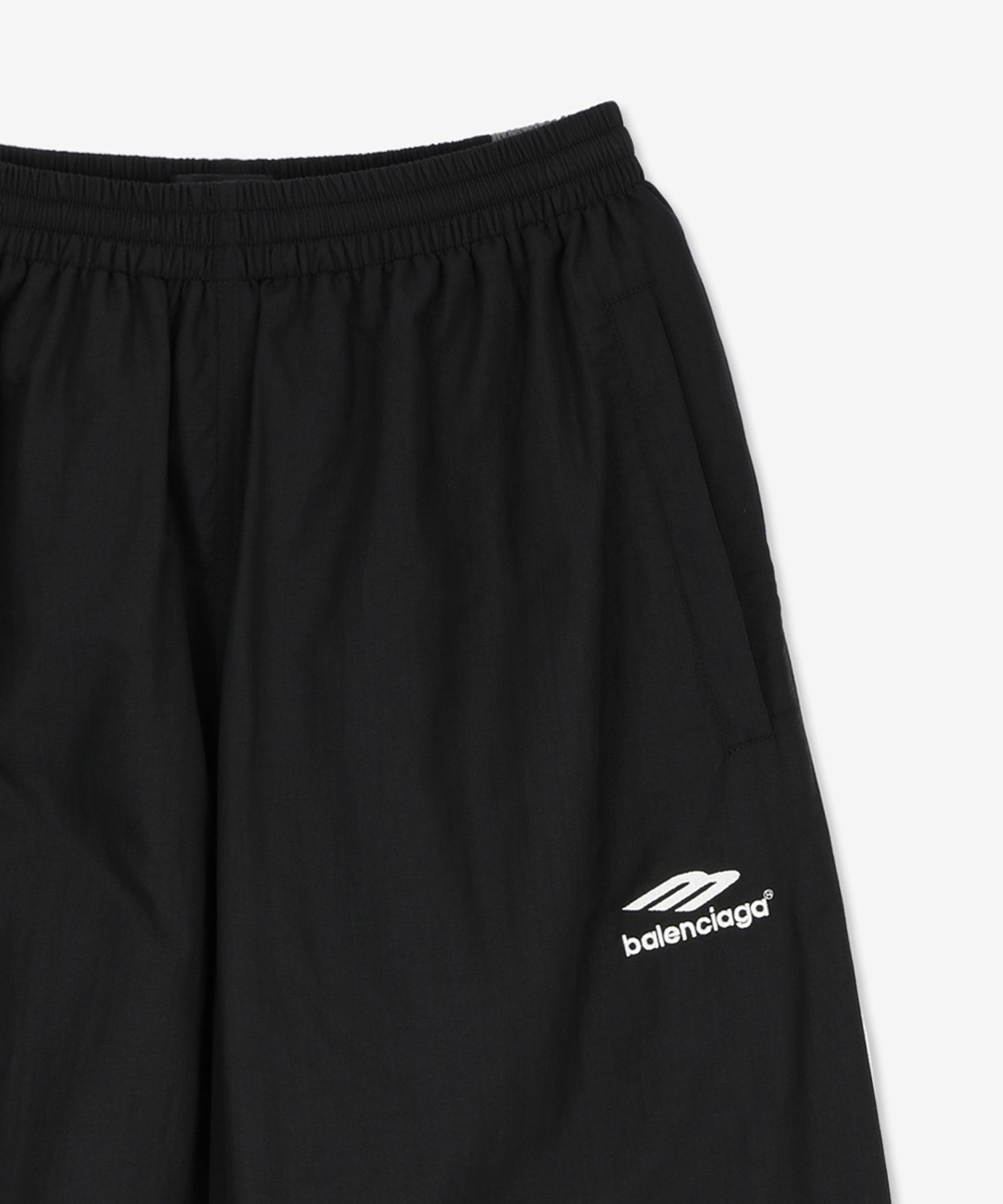 MUSINSA | BALENCIAGA 3B Logo Sports Track Pants - Black