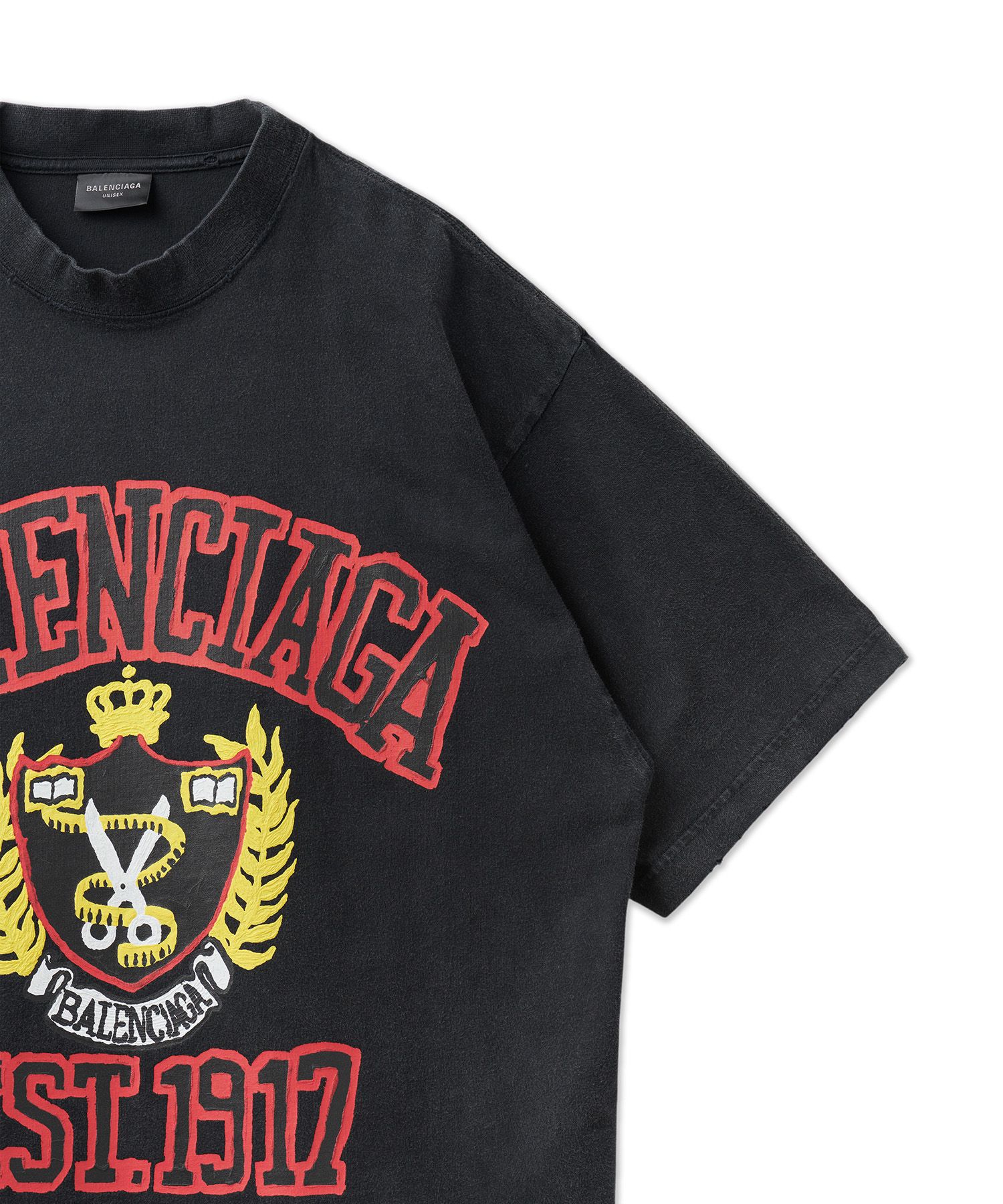 MUSINSA公式 | BALENCIAGA Graphic Logo Print Short-sleeved T