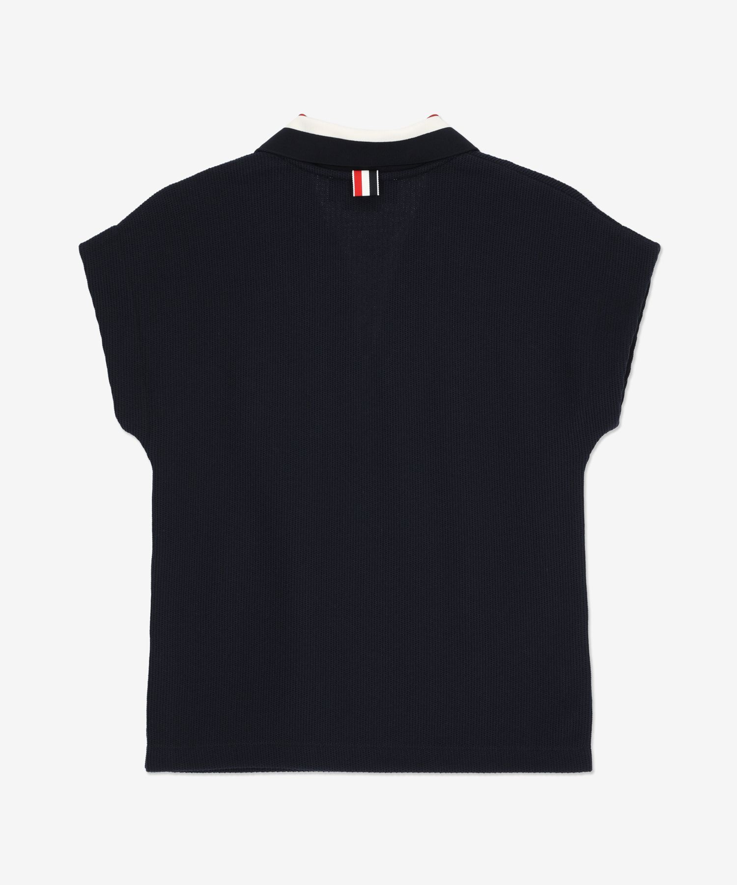 MUSINSA公式 | THOM BROWNE ストライプカラー半袖ポロシャツ 