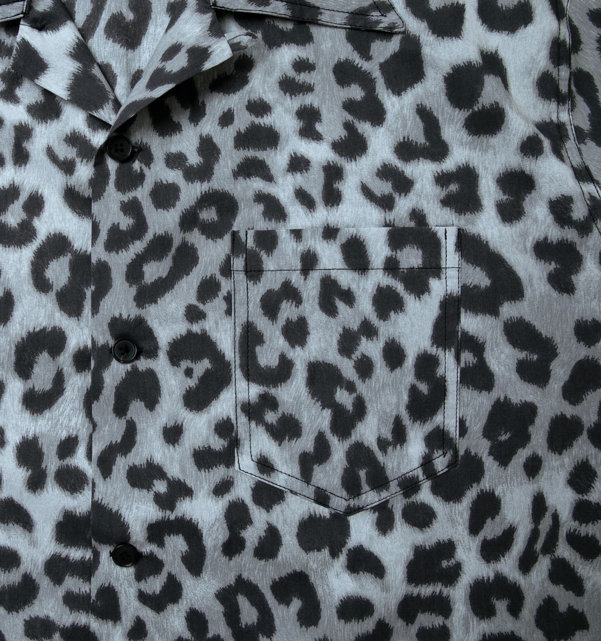 블랙피피(BLACKPP) BLACK PP Leopard Open Collar Shirt
