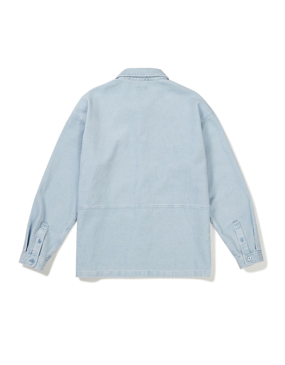 엠엠엘지(MMLG) [Mmlg] WASHED CORDUROY SHIRT (BLUE)