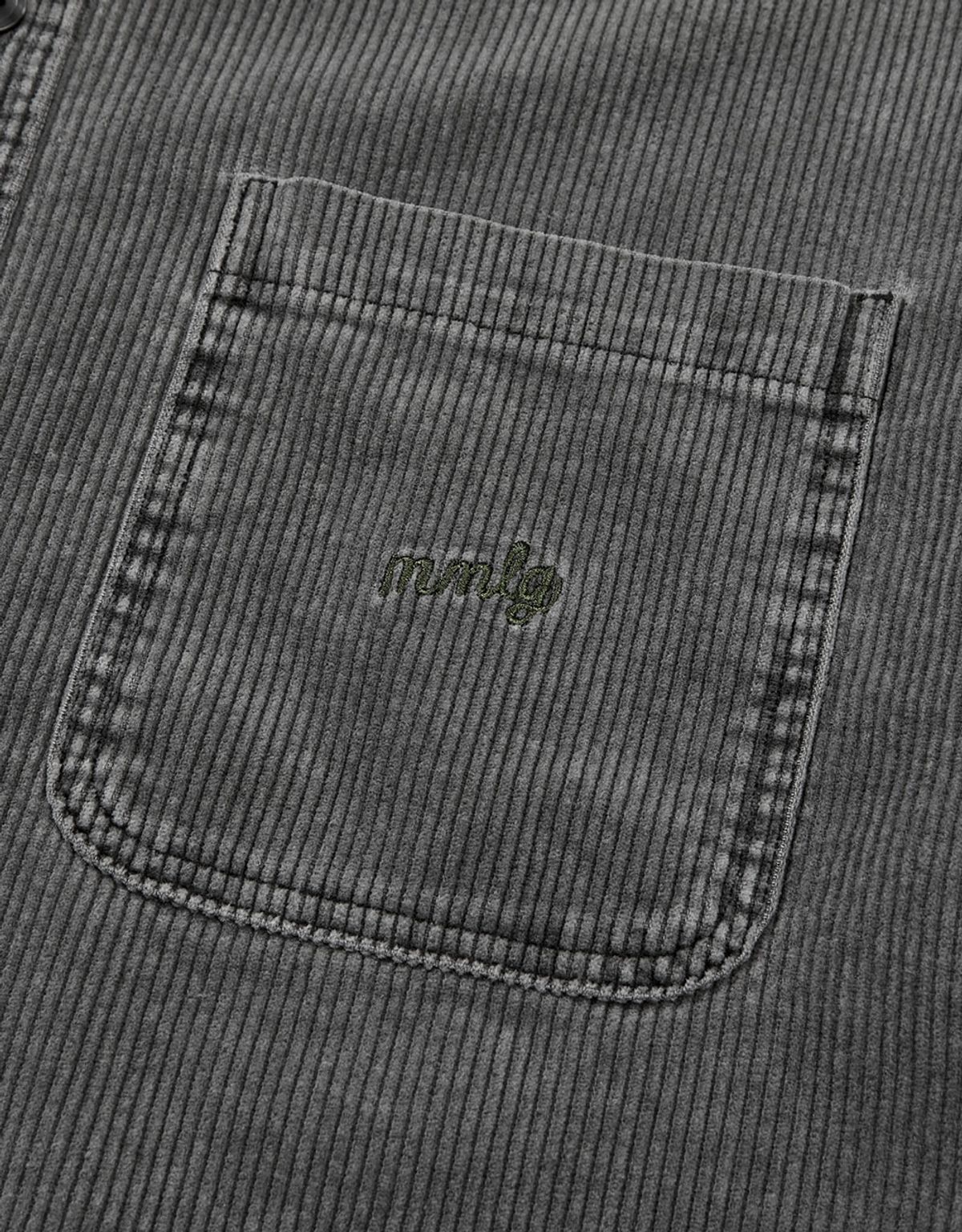 엠엠엘지(MMLG) WASHED CORDUROY SHIRT (GREY)