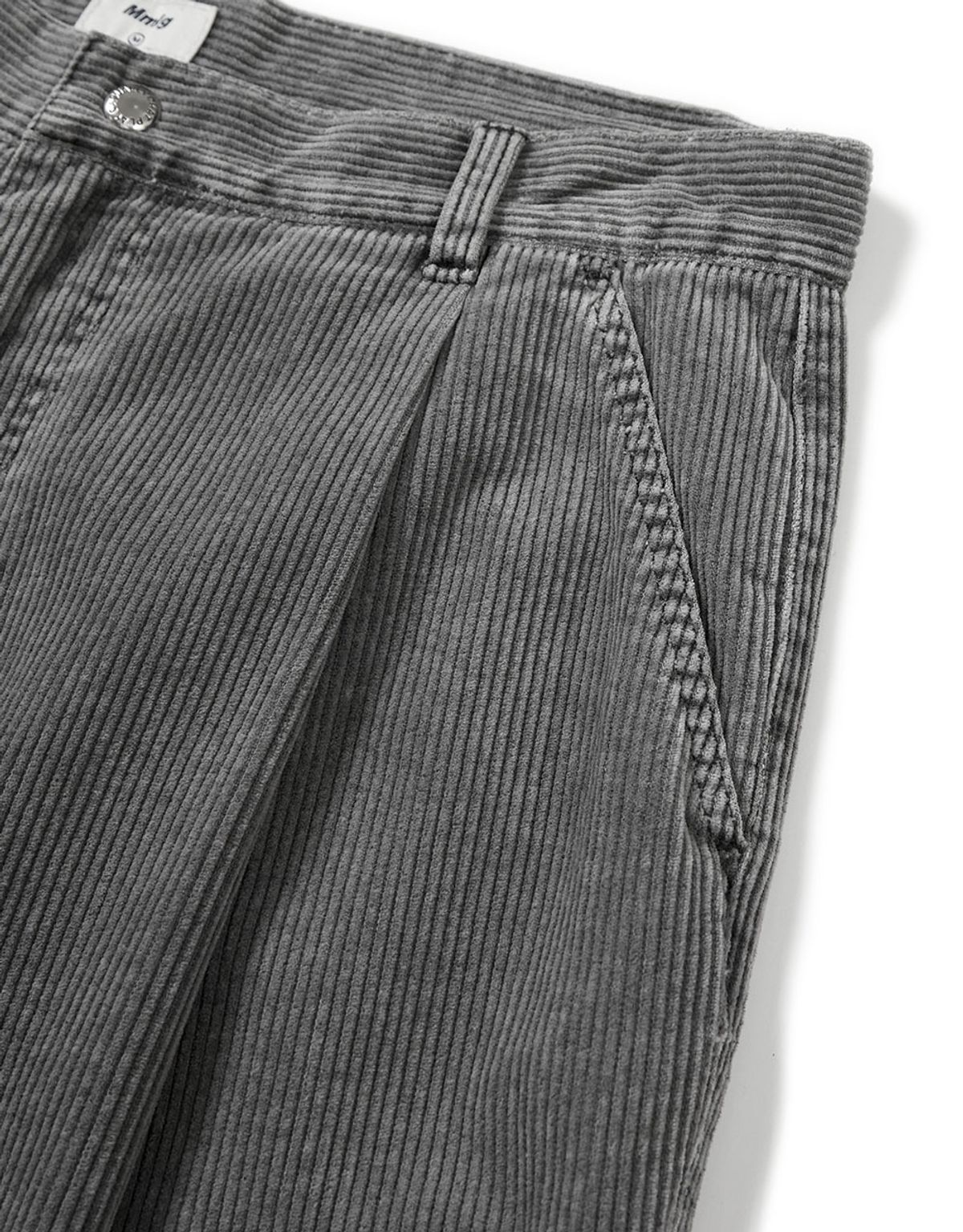 엠엠엘지(MMLG) WASHED CORDUROY PANTS (GREY)